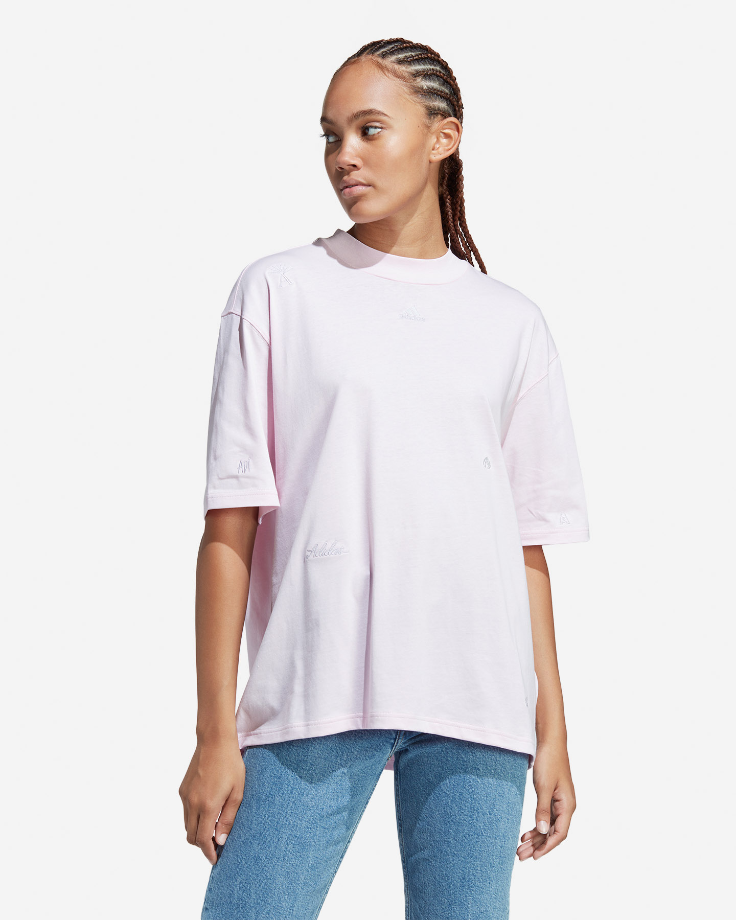 T-shirt ADIDAS ALL OVER W - Rosa - 1 | Cisalfa Sport