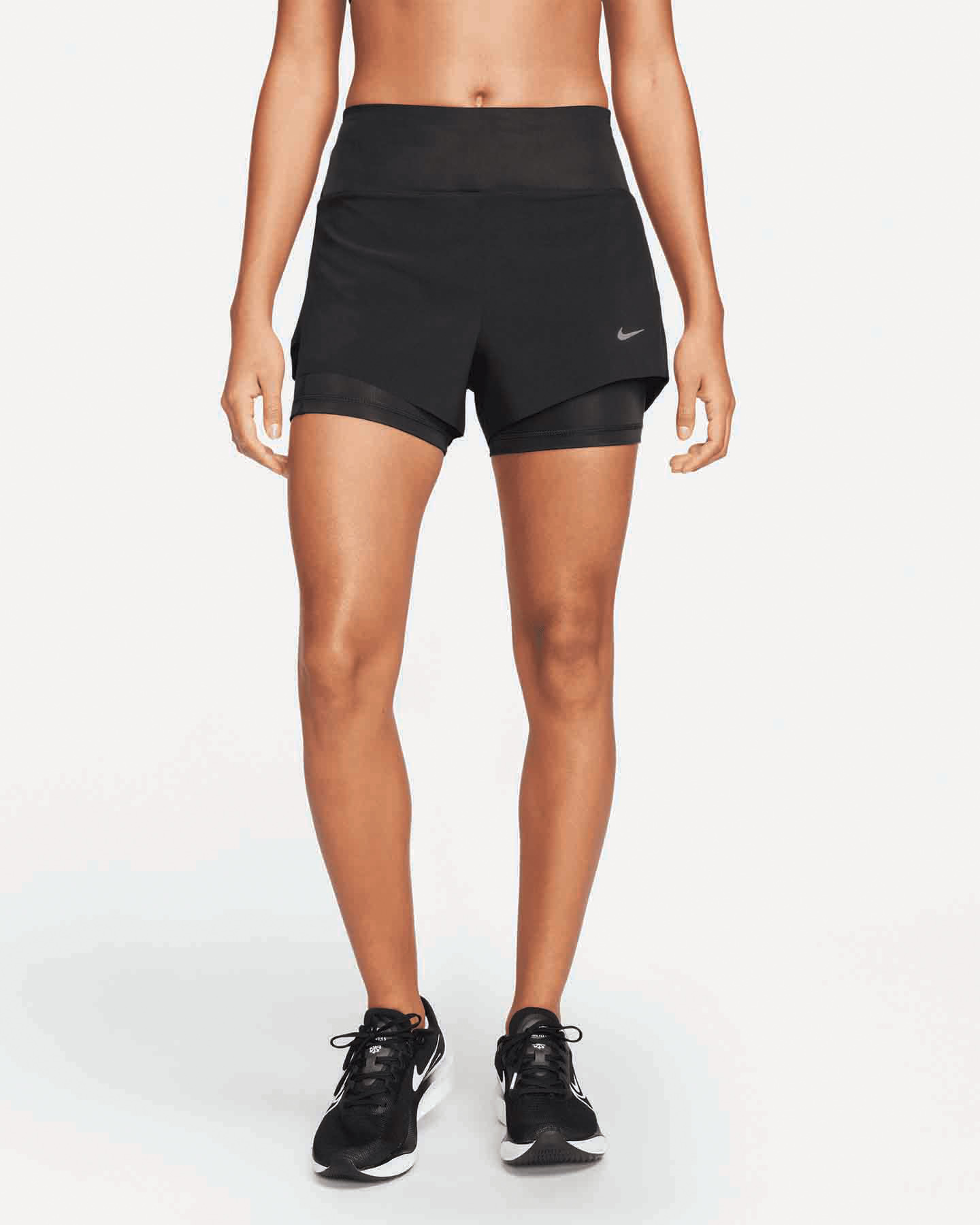 Short running NIKE SWIFT DRI FIT MR 3IN 2IN W - Nero - 0 | Cisalfa Sport