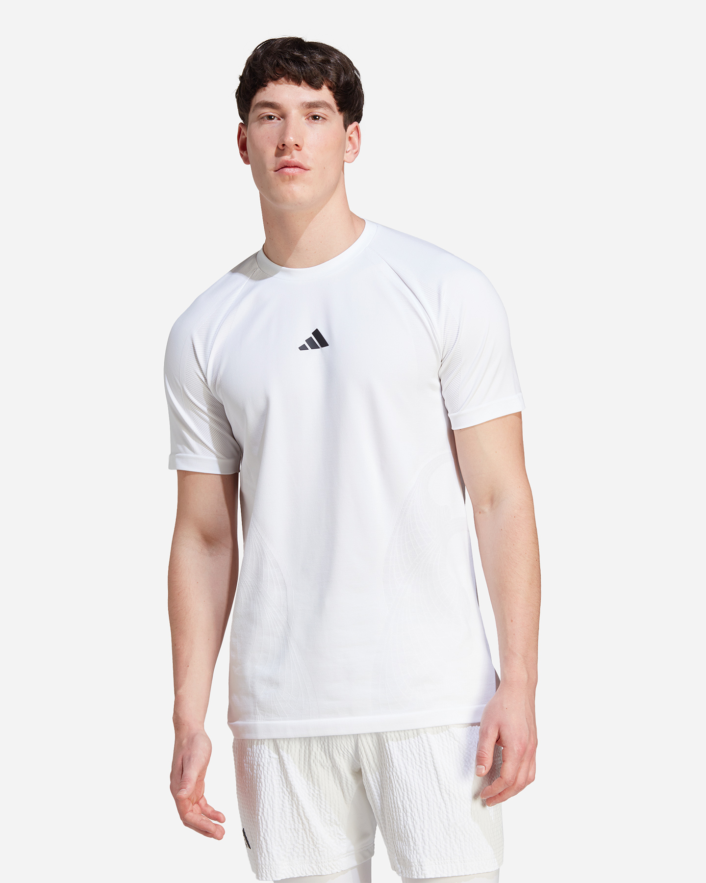 T-shirt tennis ADIDAS SEAML TEE PRO M - Bianco - 1 | Cisalfa Sport