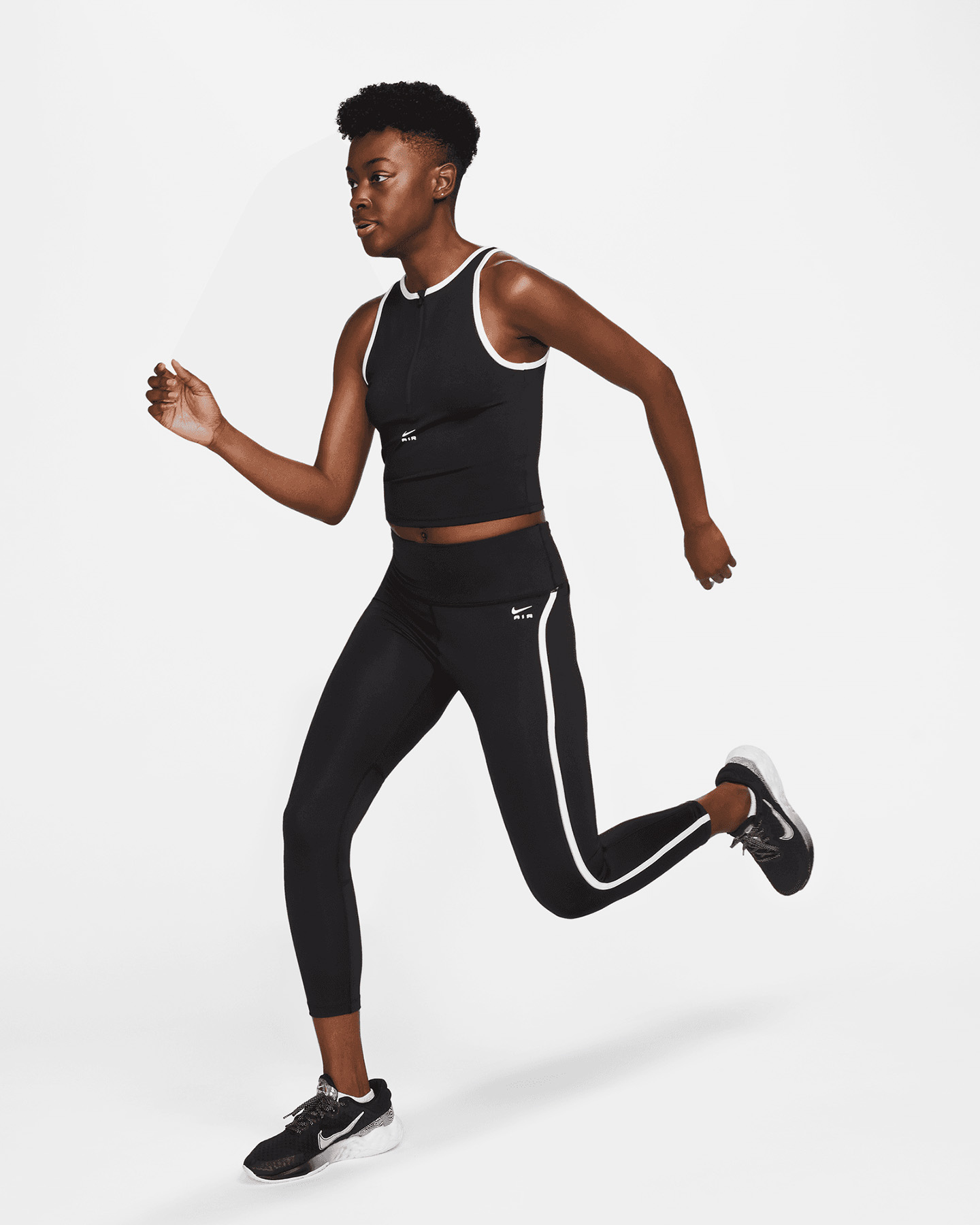 Canotta running NIKE AIR DRI FIT W - Nero - 4 | Cisalfa Sport