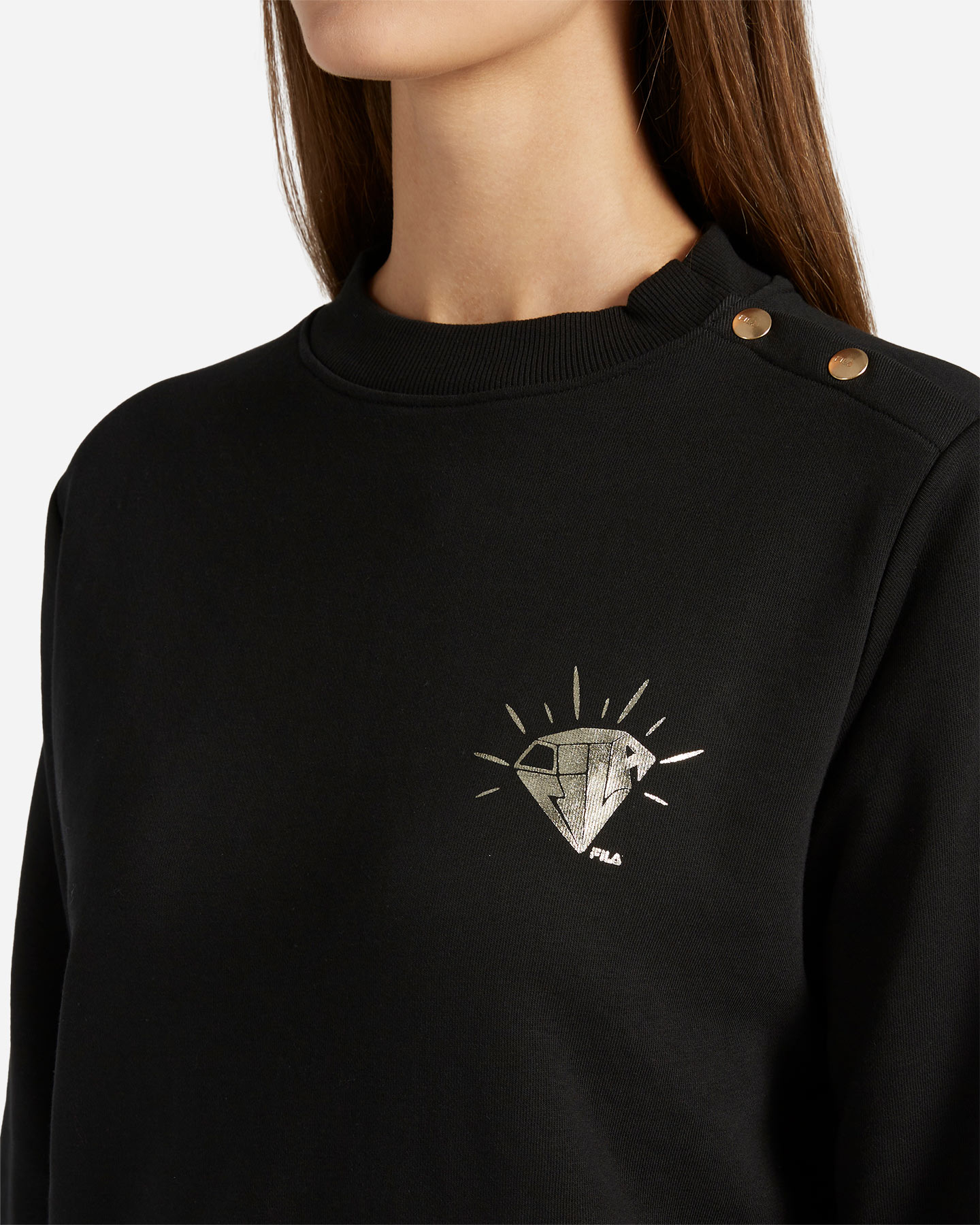 Felpa FILA CITYWEAR W - Nero - 4 | Cisalfa Sport