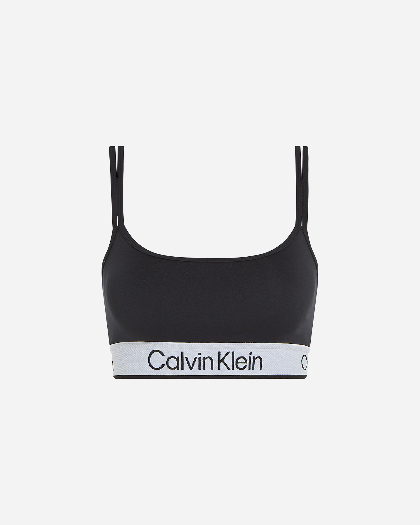 Reggiseno sportivo CALVIN KLEIN SPORT ELASTIC LOGO W - Nero - 0 | Cisalfa Sport