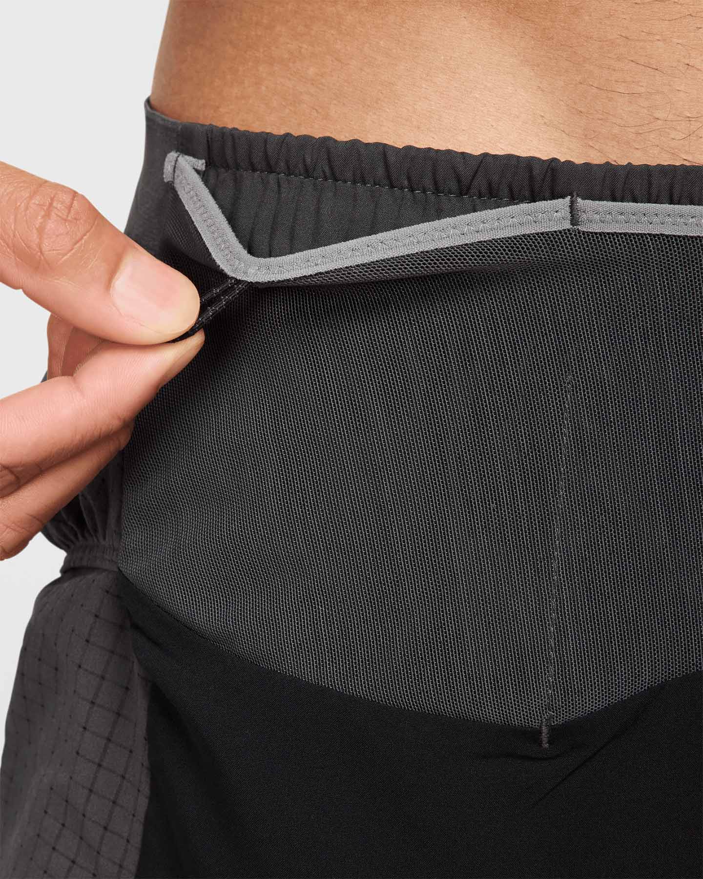 Short running NIKE TRAIL M - Nero - 2 | Cisalfa Sport