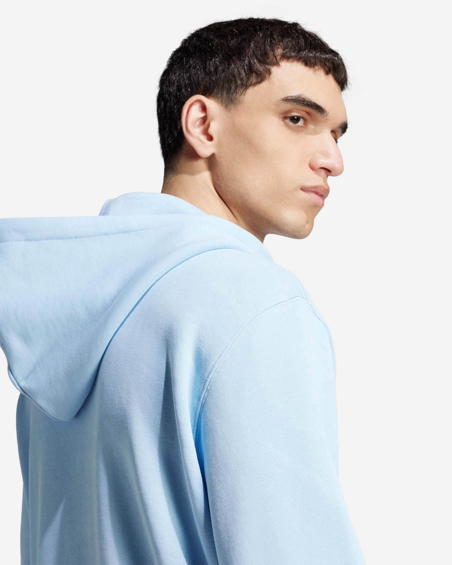 Felpa ADIDAS TREFOIL M - Azzurro - 4 | Cisalfa Sport
