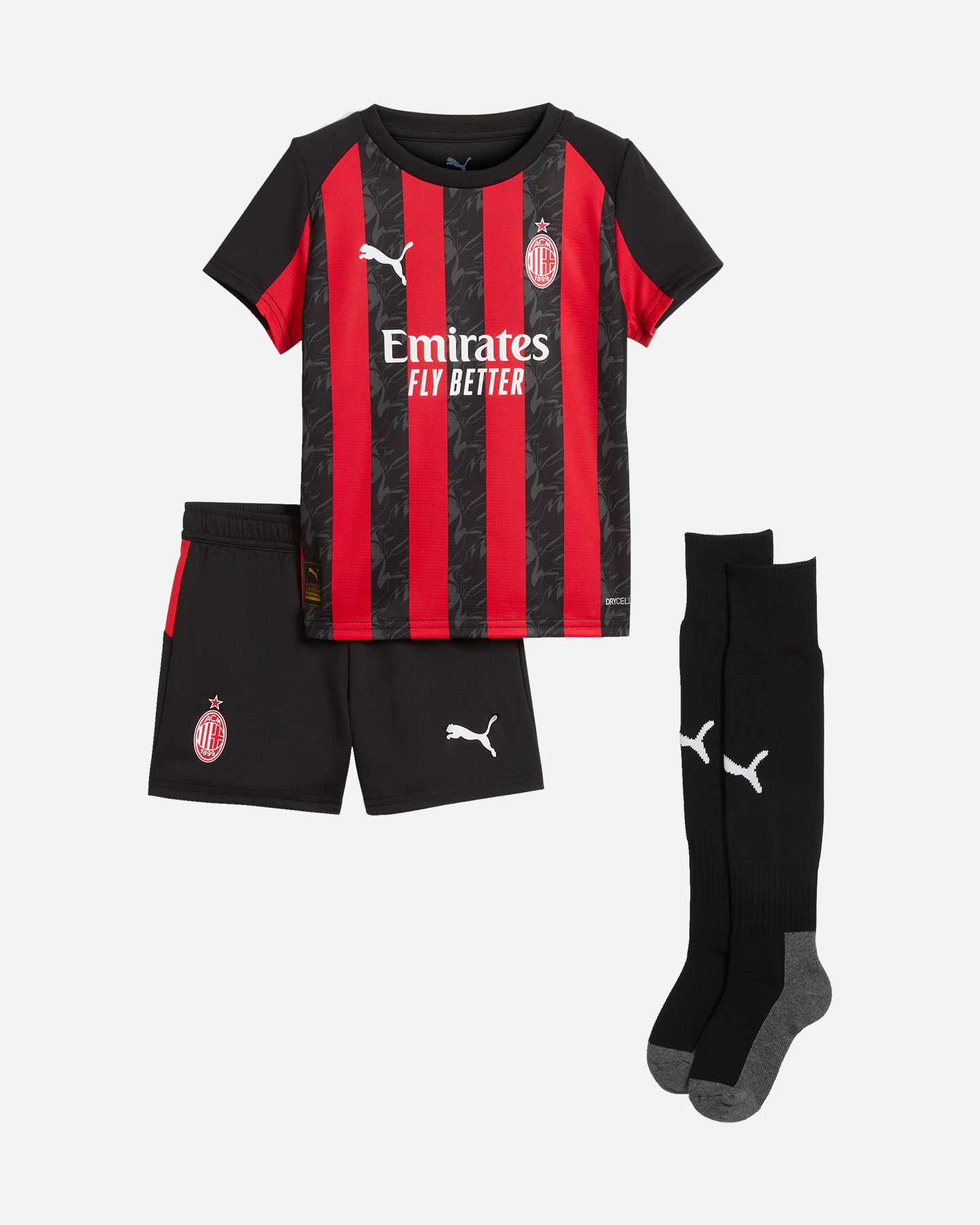 Puma Milan Home 25-26 Jr - Maglia Calcio Ufficiale - Color Mix