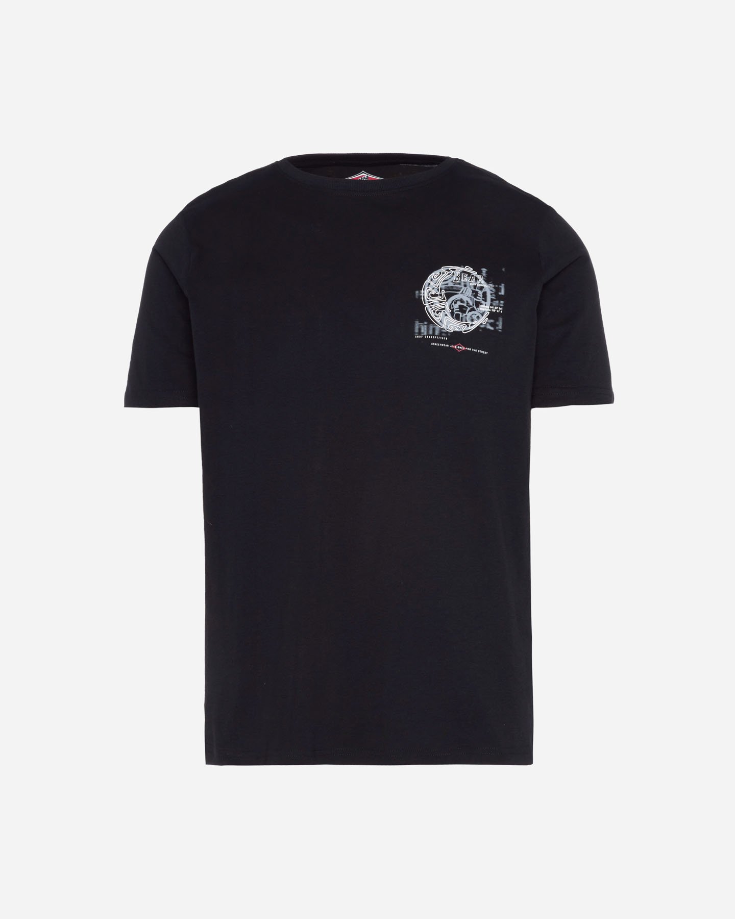 T-shirt BEAR WAVES AFTER WAVES M - Nero - 0 | Cisalfa Sport