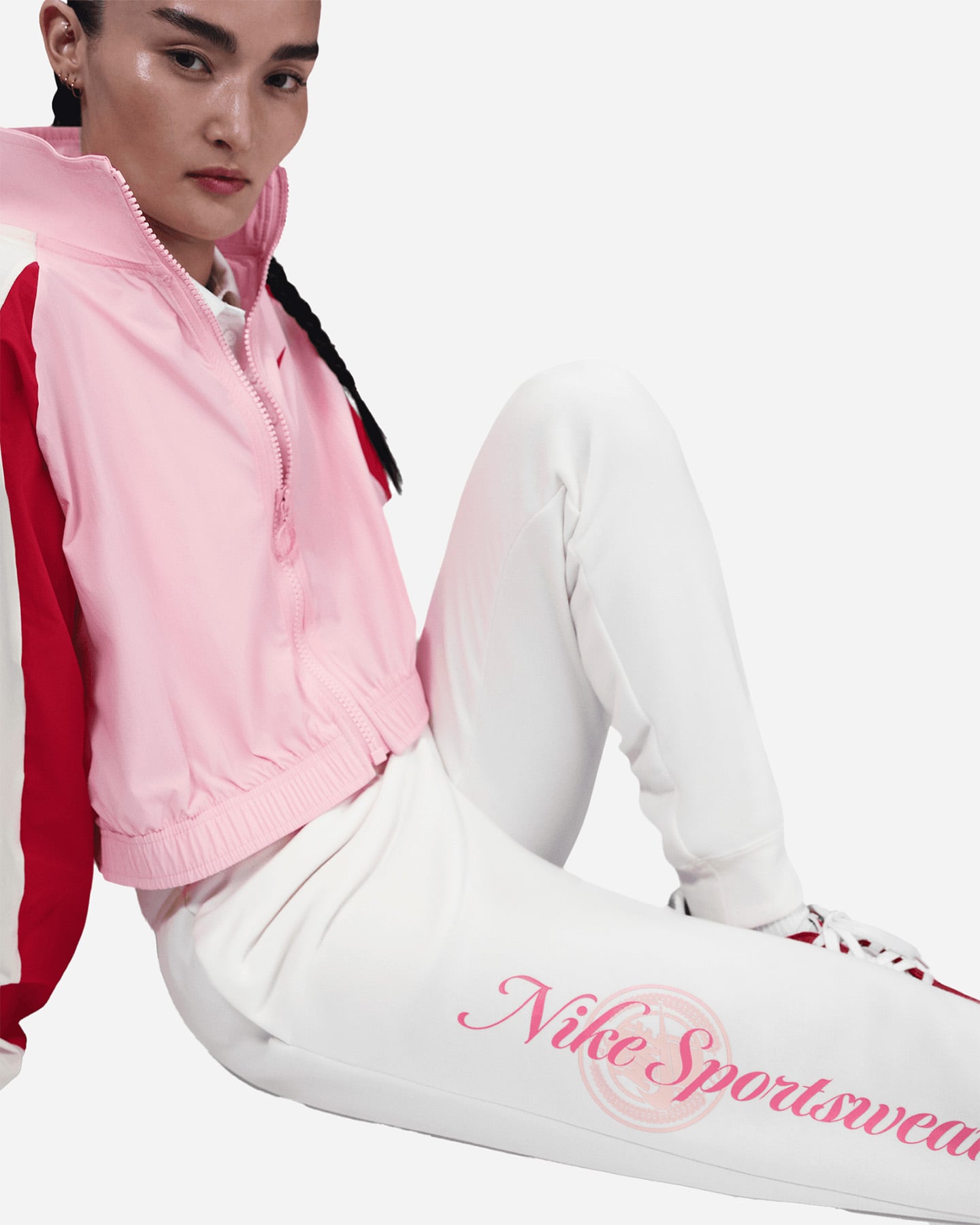 Pantalone NIKE BIG LOGO LEG W - Bianco - 4 | Cisalfa Sport