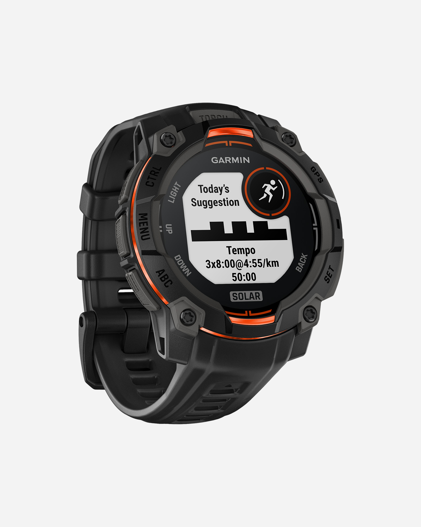 Orologio multifunzione GARMIN INSTINCT 3 45MM SOLAR  - Nero - 1 | Cisalfa Sport