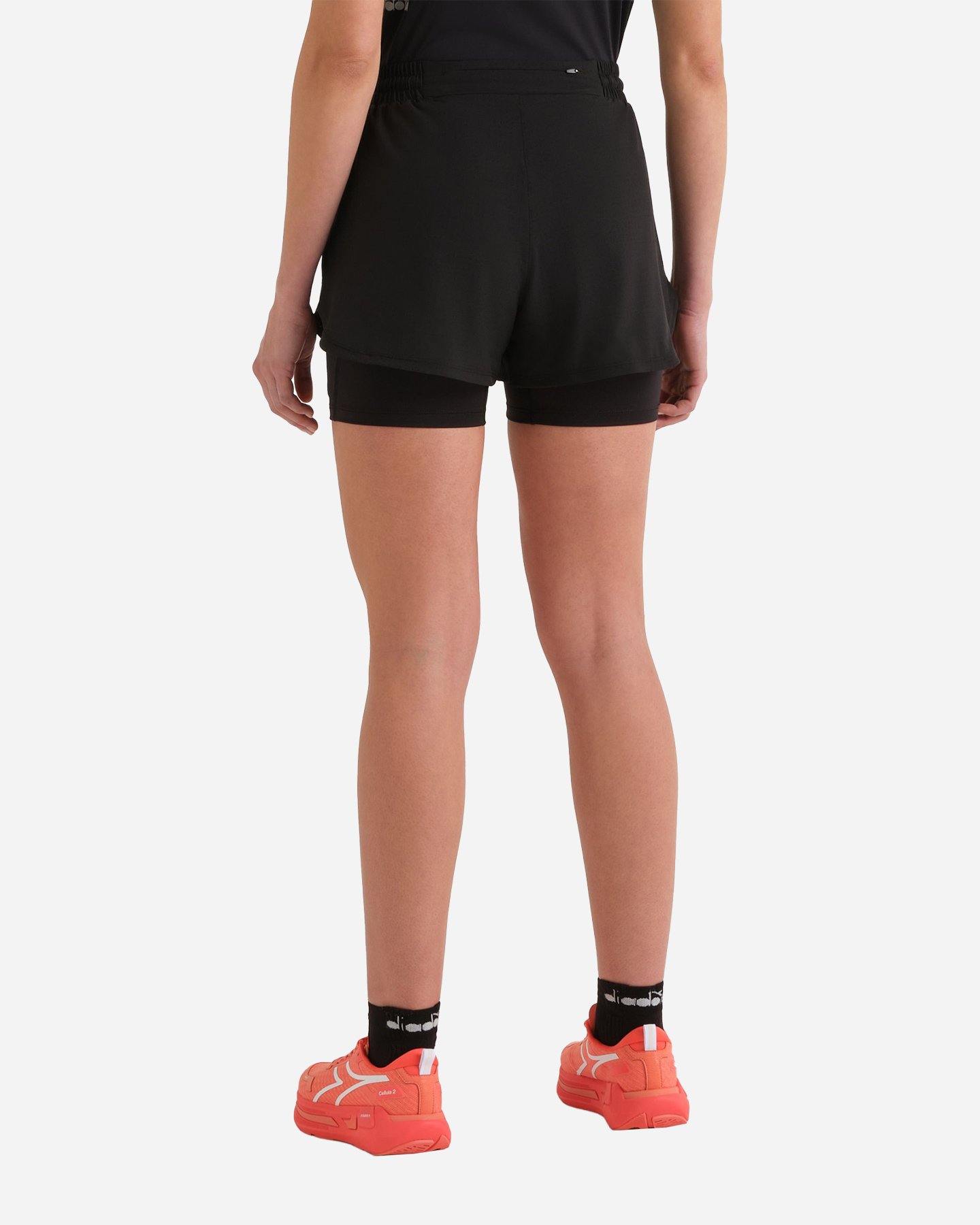 Short running DIADORA SPORT 2IN1 W - Nero - 3 | Cisalfa Sport