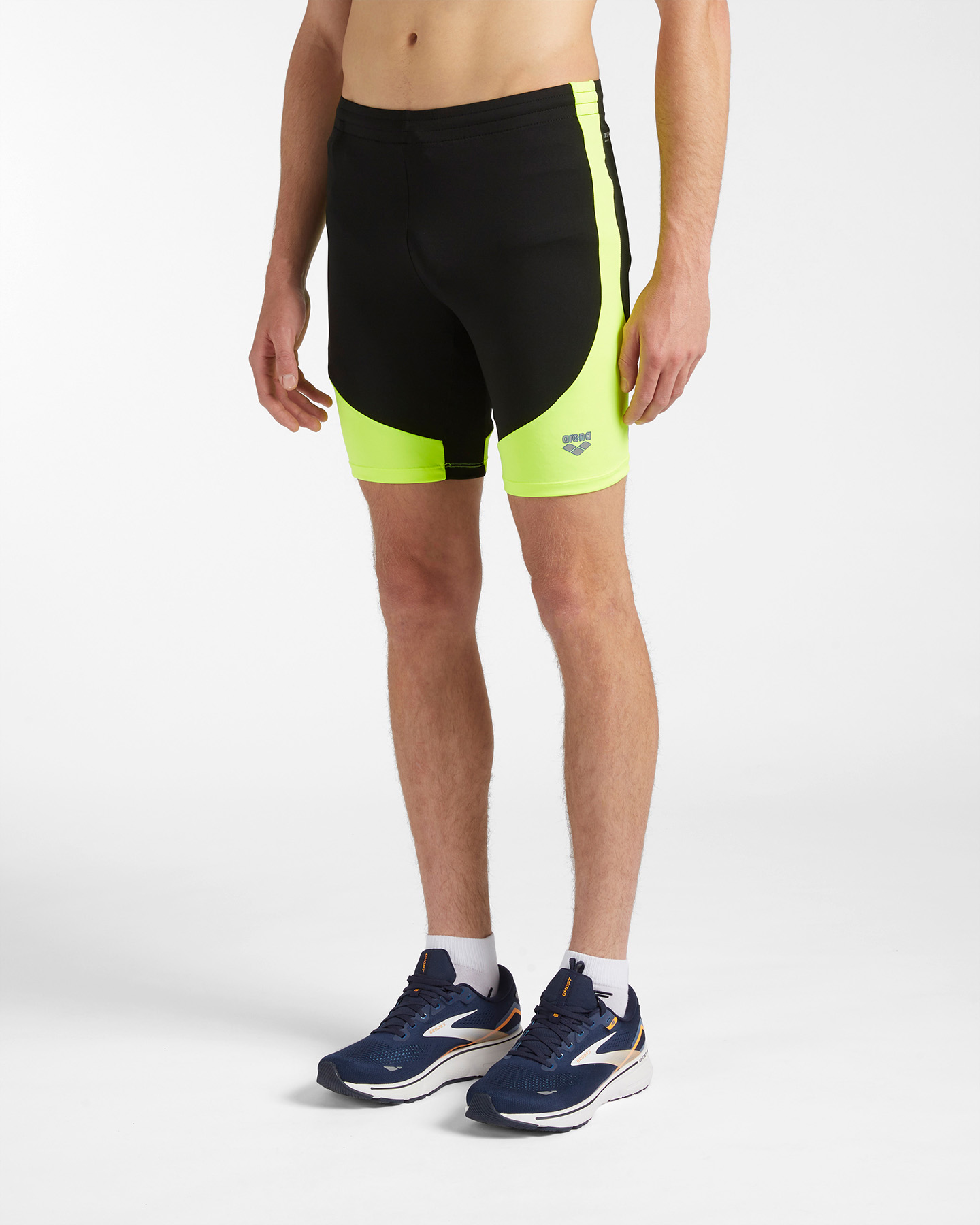 Short running ARENA ATHLETIC RUN M - Nero - 2 | Cisalfa Sport