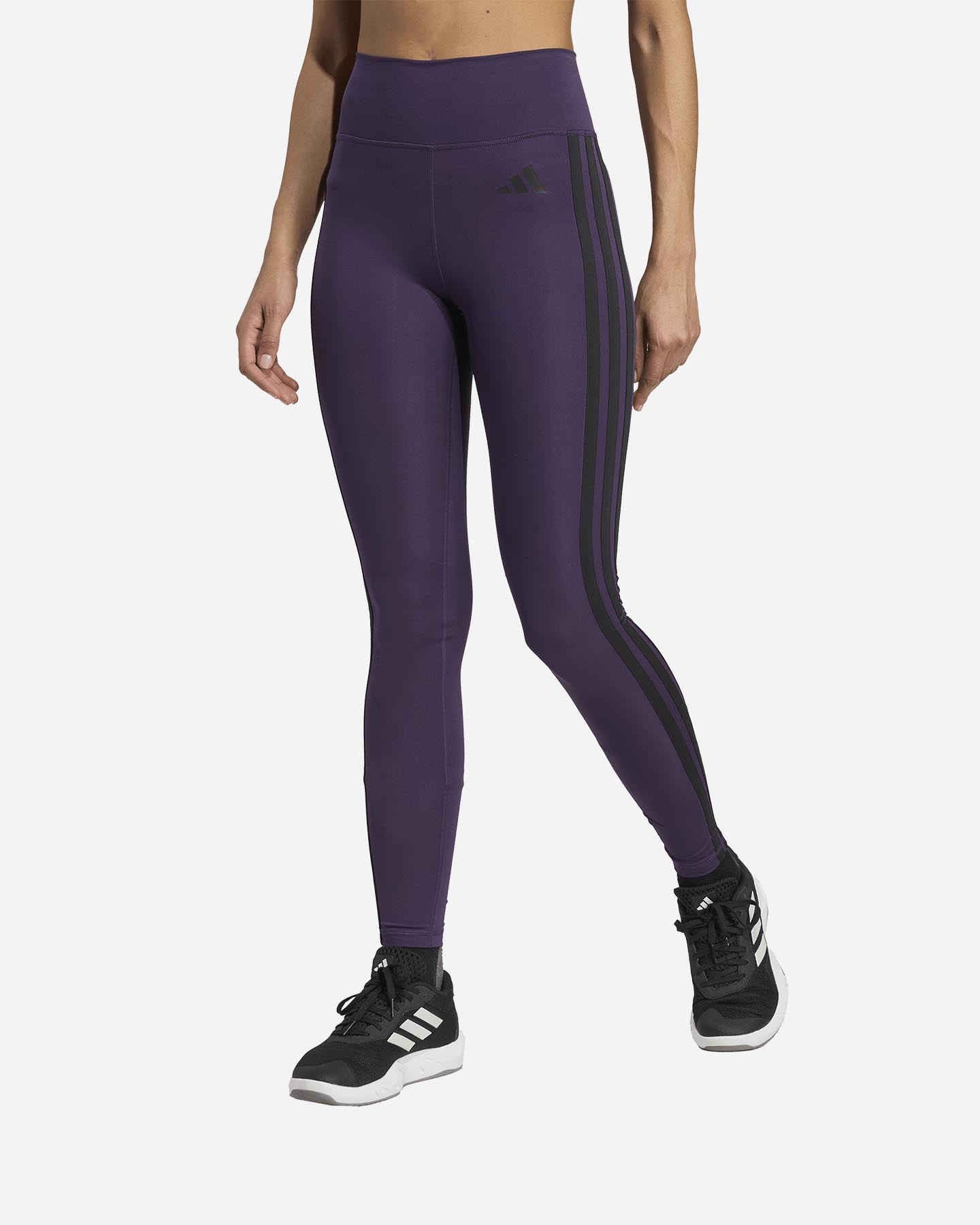 Leggings ADIDAS OPT ESSENTIAL 3STRIPES W - Rosso - 1 | Cisalfa Sport
