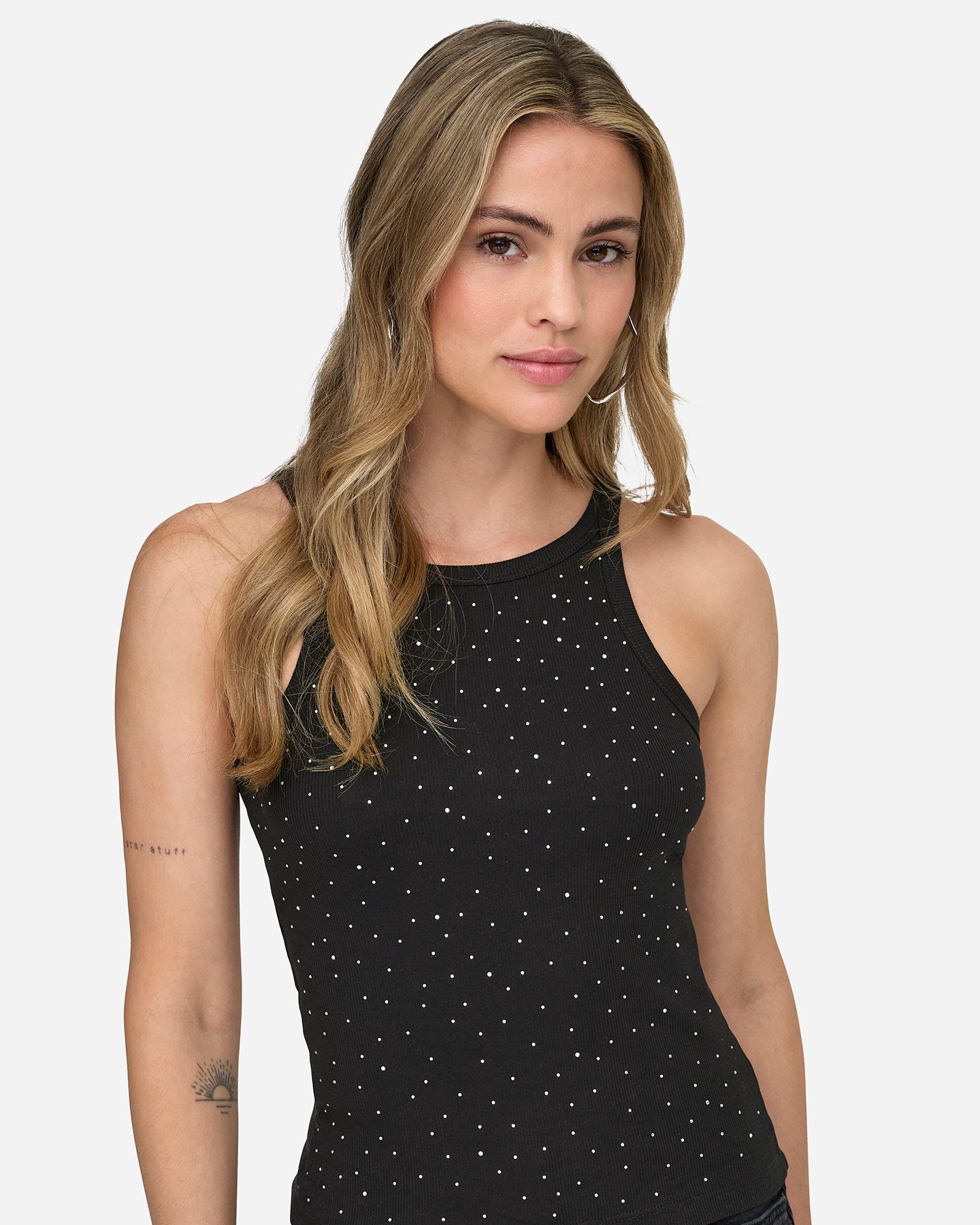 Canotta ONLY FILIZ STRASS W - Nero - 4 | Cisalfa Sport