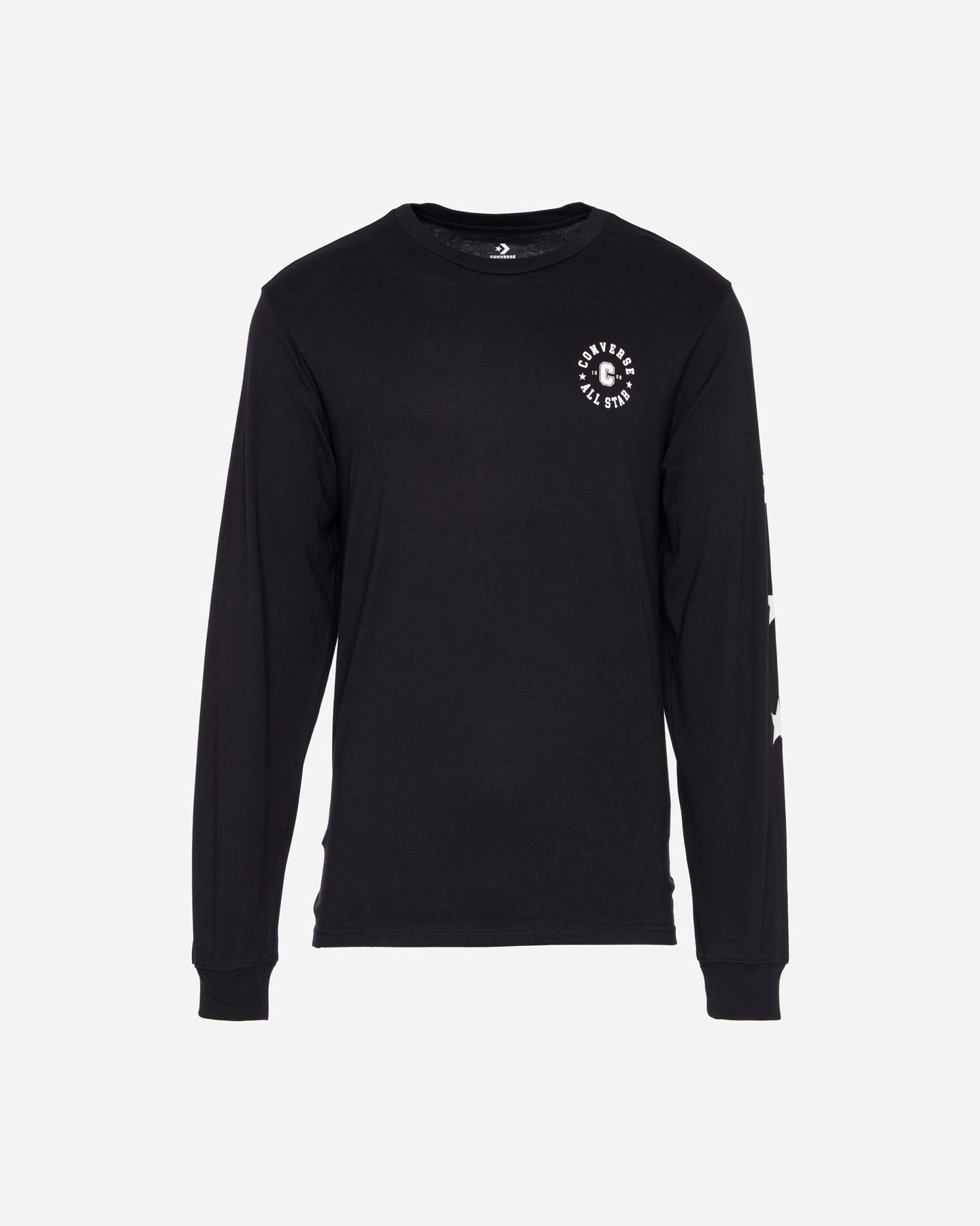 T-shirt CONVERSE SMALL STAR CHEVRON M - Nero - 0 | Cisalfa Sport