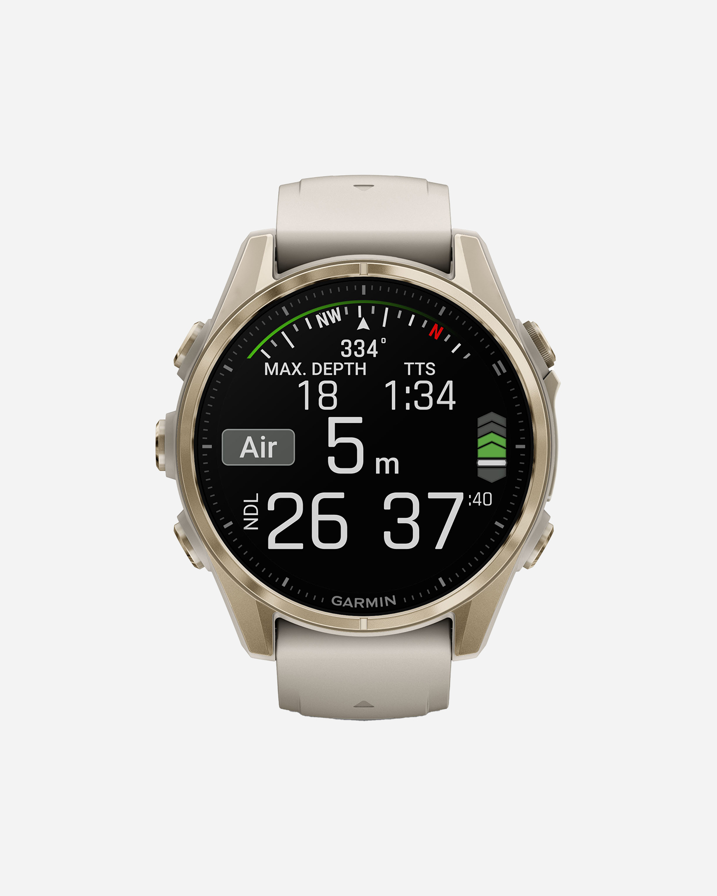 Orologio multifunzione GARMIN FENIX 8 AMOLED 43MM SAPPHIRE  - Oro - 1 | Cisalfa Sport