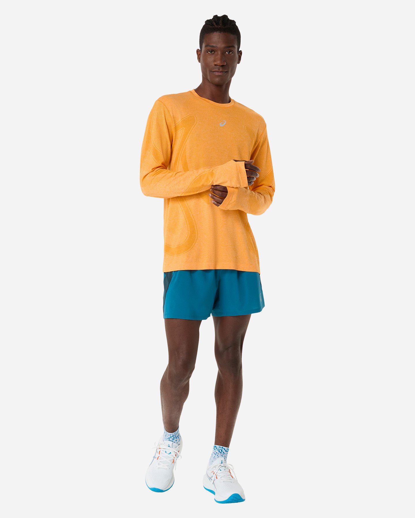 Maglia running ASICS ROAD SEAMLESS M - Arancione - 2 | Cisalfa Sport
