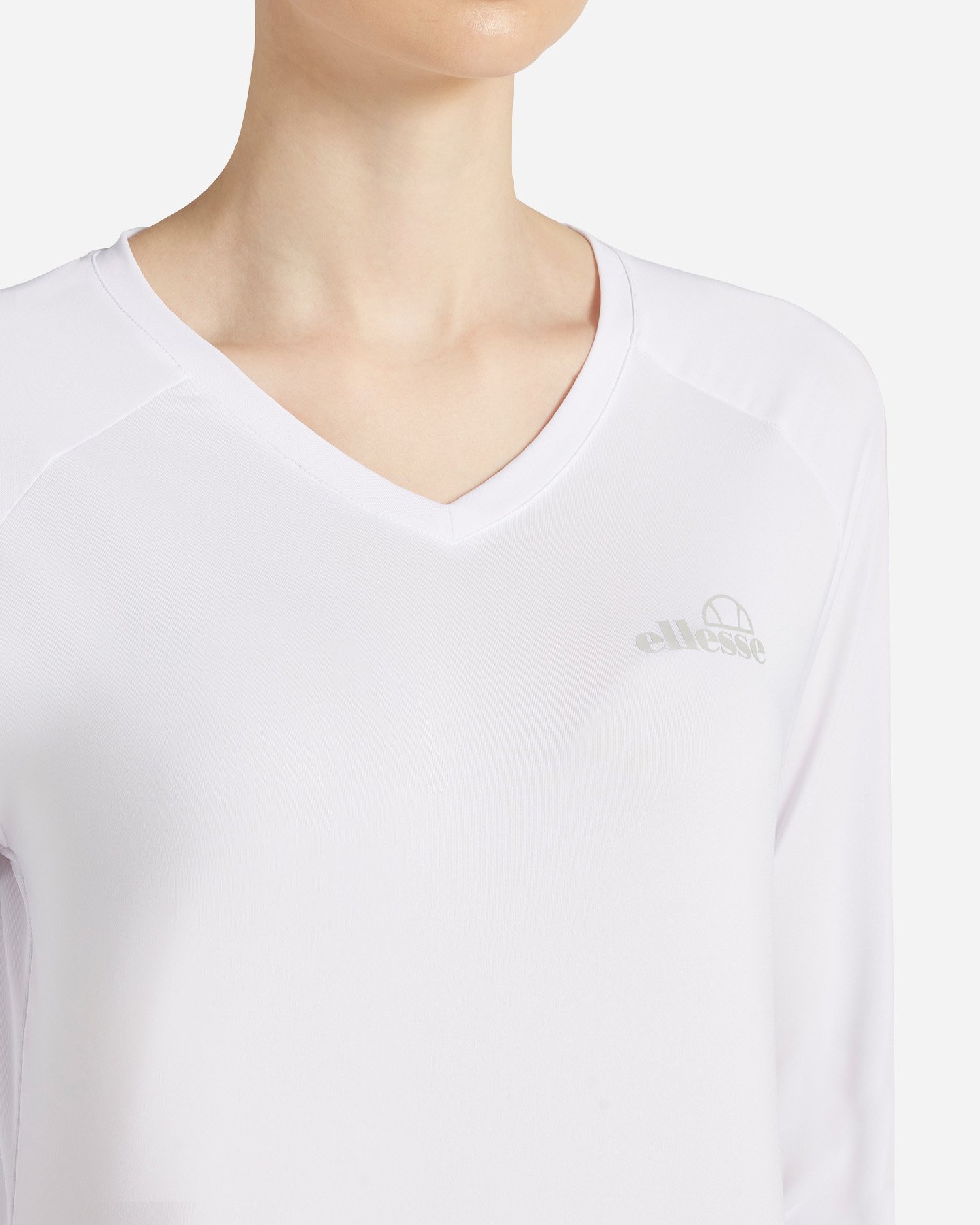Polo tennis ELLESSE ACE W - Bianco - 4 | Cisalfa Sport