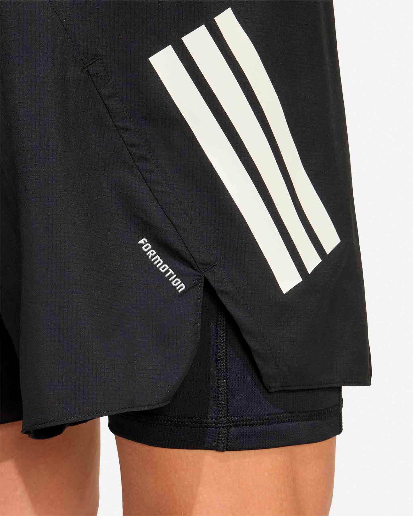 Short running ADIDAS ADI365 FORMATION 2IN1 M - Nero - 4 | Cisalfa Sport