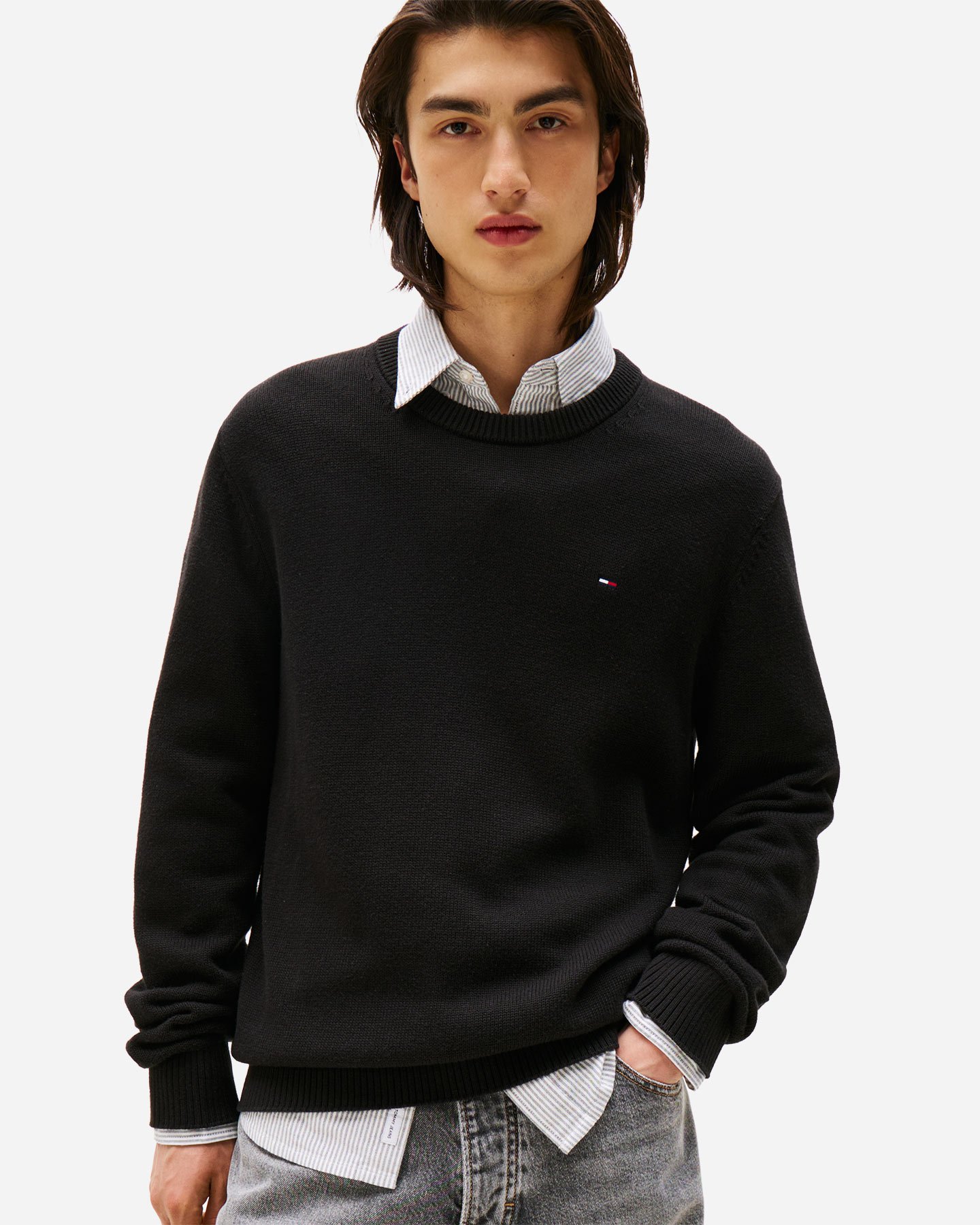 Maglione TOMMY HILFIGER ESSENTIAL M - Nero - 1 | Cisalfa Sport