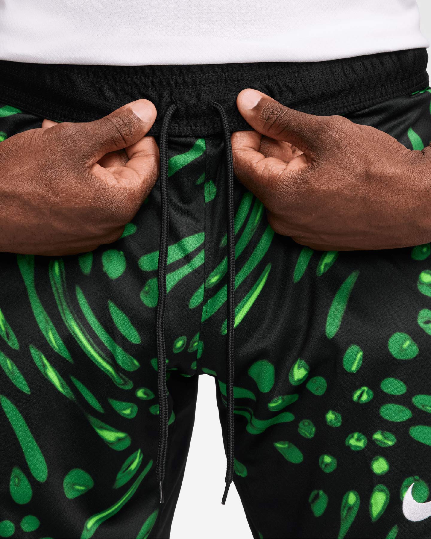 Pantaloncini calcio ufficiali NIKE DRI FIT NIGERIA AWAY 23-24 M - Nero - 4 | Cisalfa Sport