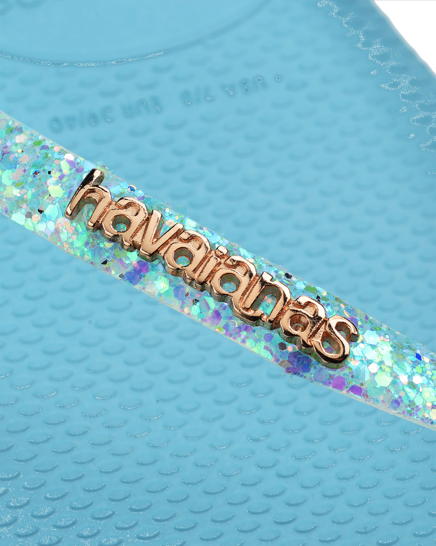 Infradito HAVAIANAS SLIM GLITTER FLOURISH W - Azzurro - 4 | Cisalfa Sport