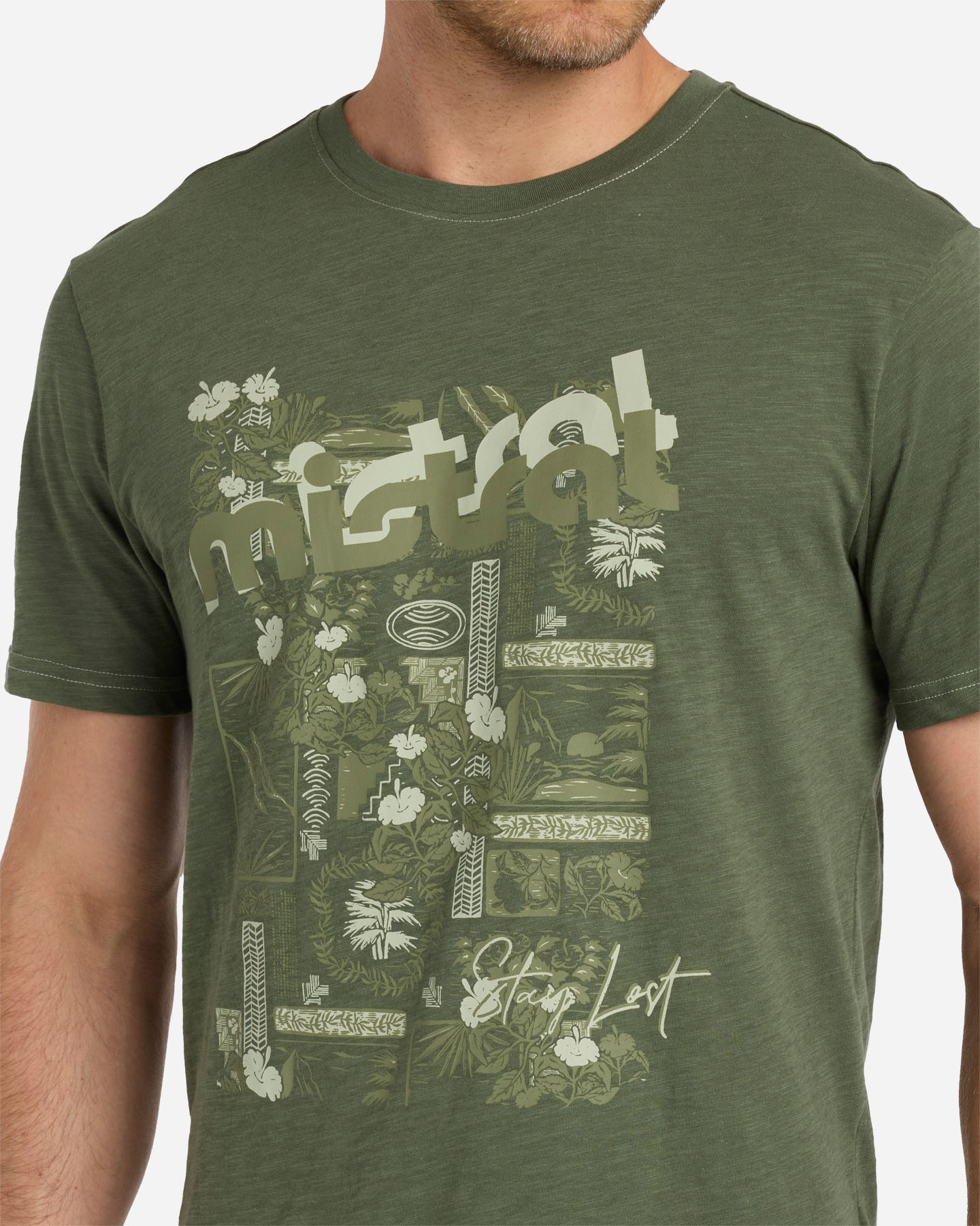 T-shirt MISTRAL SALTY WAVES M - Verde - 5 | Cisalfa Sport