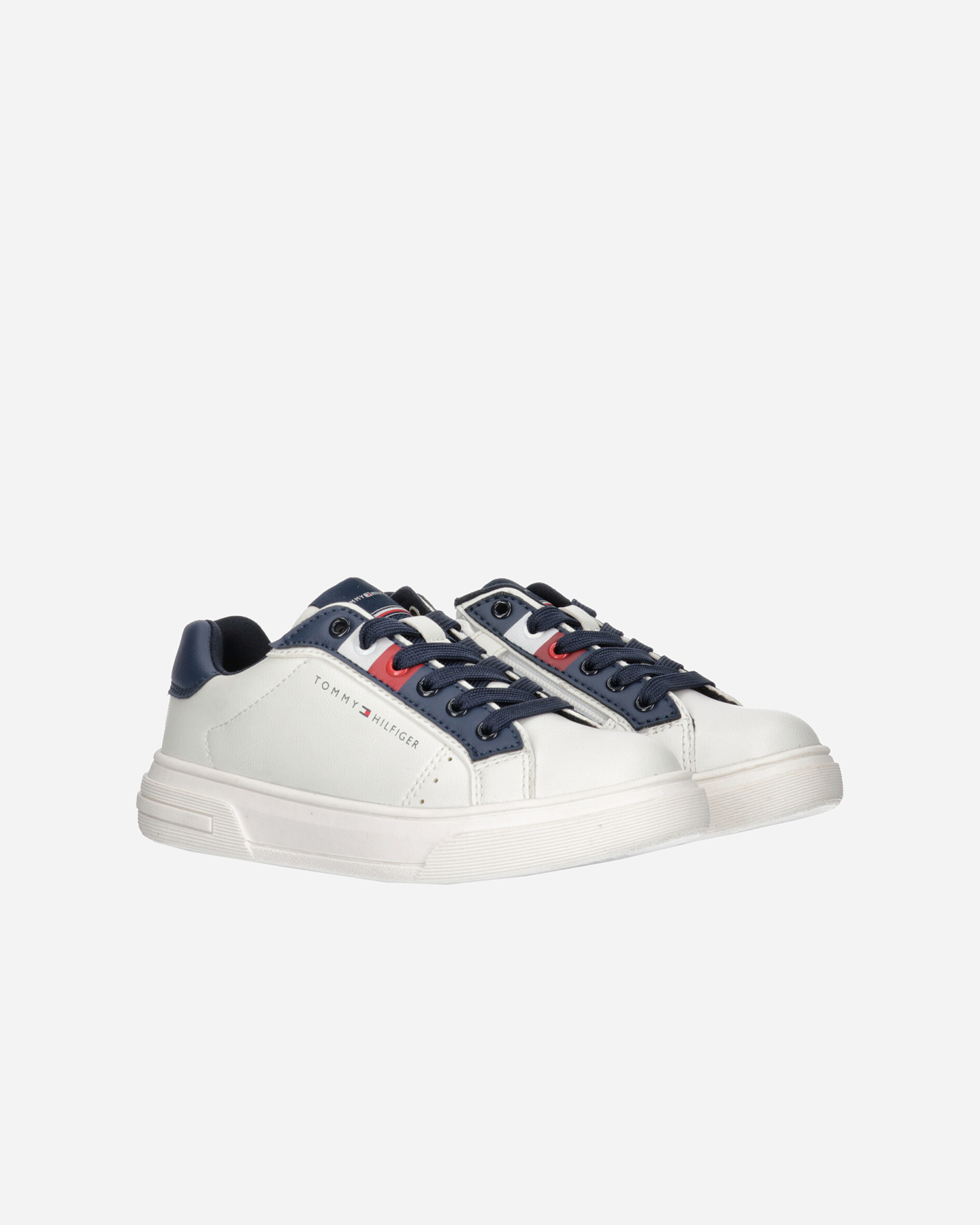 Scarpe sneakers TOMMY HILFIGER JAROBI J LOW GS JR - Bianco - 1 | Cisalfa Sport