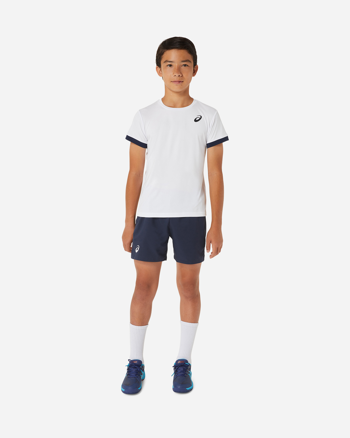 Pantaloncini tennis ASICS BASIC JR - Blu - 5 | Cisalfa Sport