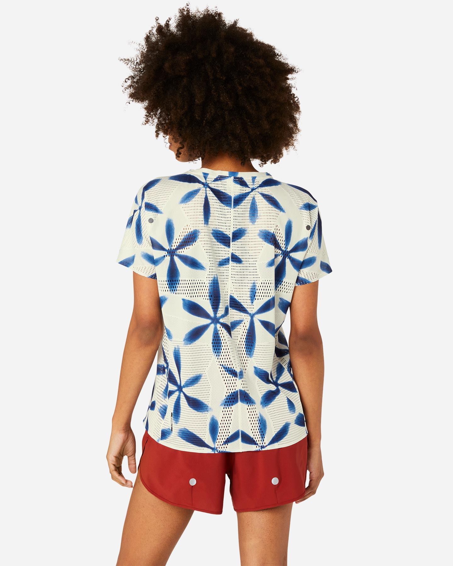 T-shirt running ASICS METARUN SHIBORI W - Blu - 2 | Cisalfa Sport