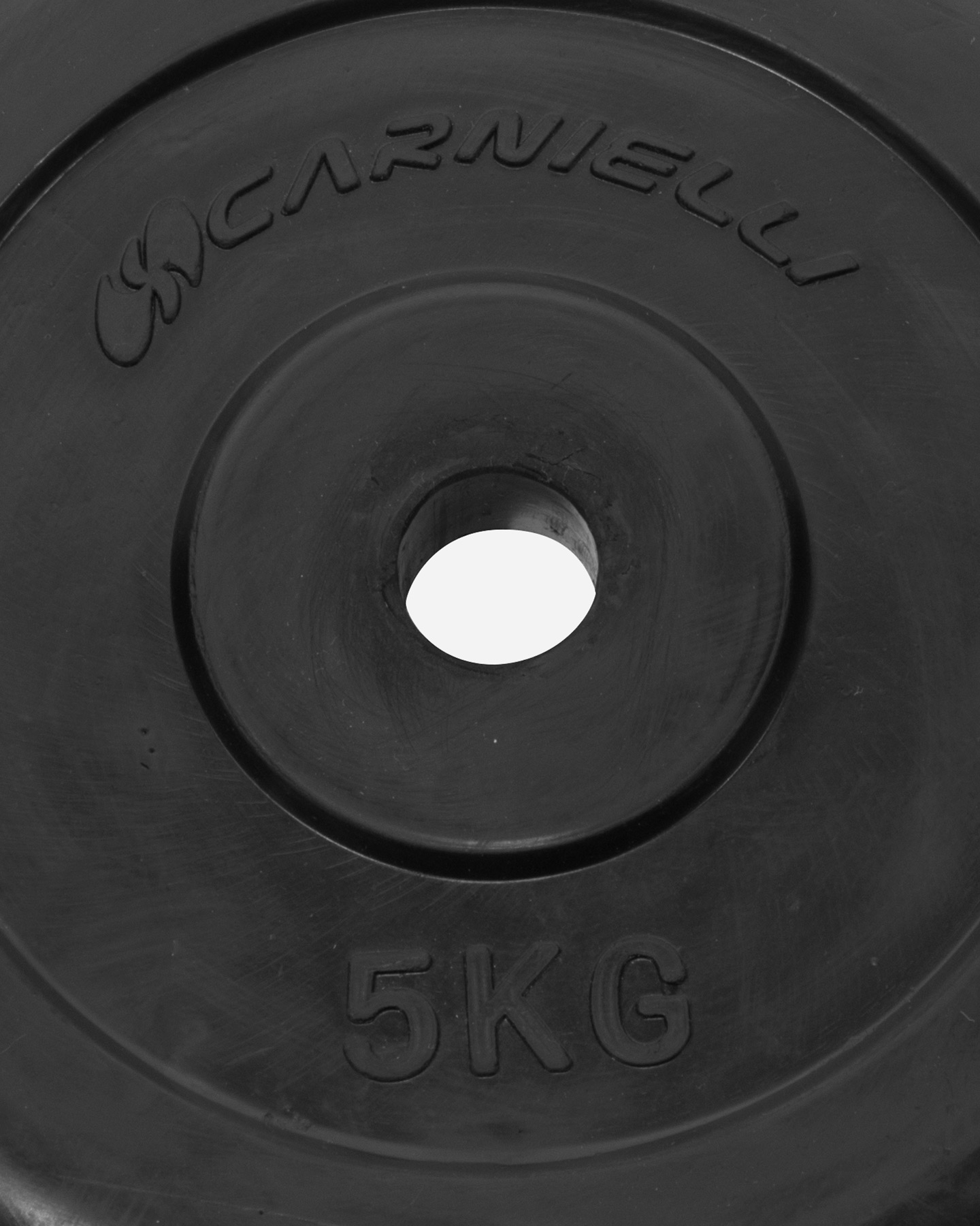 Disco ghisa CARNIELLI DISCO GOMMATO 5 KG - Nero - 1 | Cisalfa Sport
