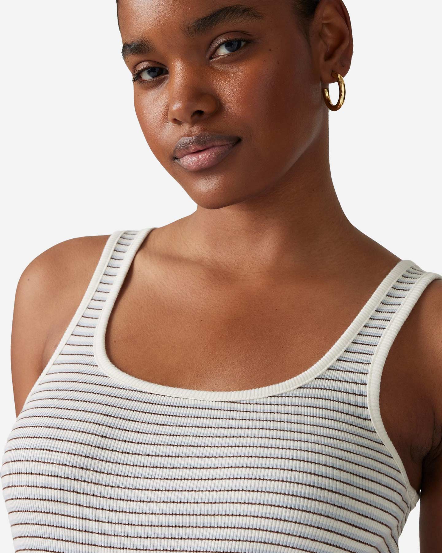 Canotta LEVI'S RIB STRIPE W - Blu - 4 | Cisalfa Sport