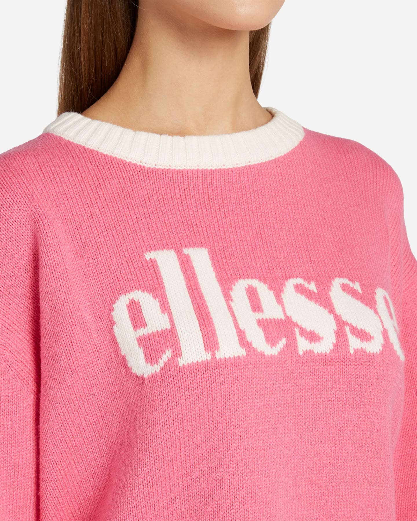 Maglione ELLESSE LOGO W - Fucsia - 4 | Cisalfa Sport