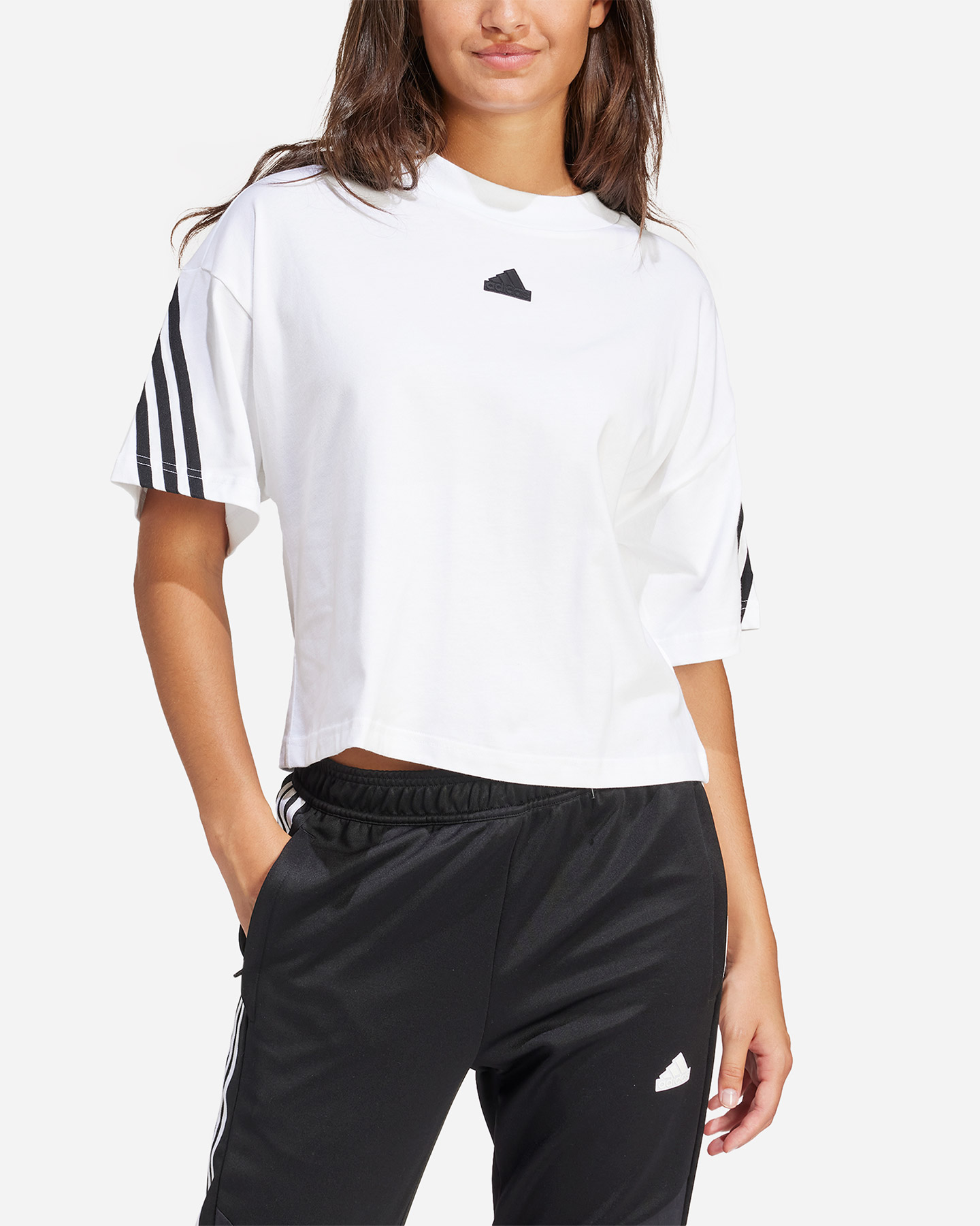 T-shirt ADIDAS 3STRIPES W - Bianco - 3 | Cisalfa Sport