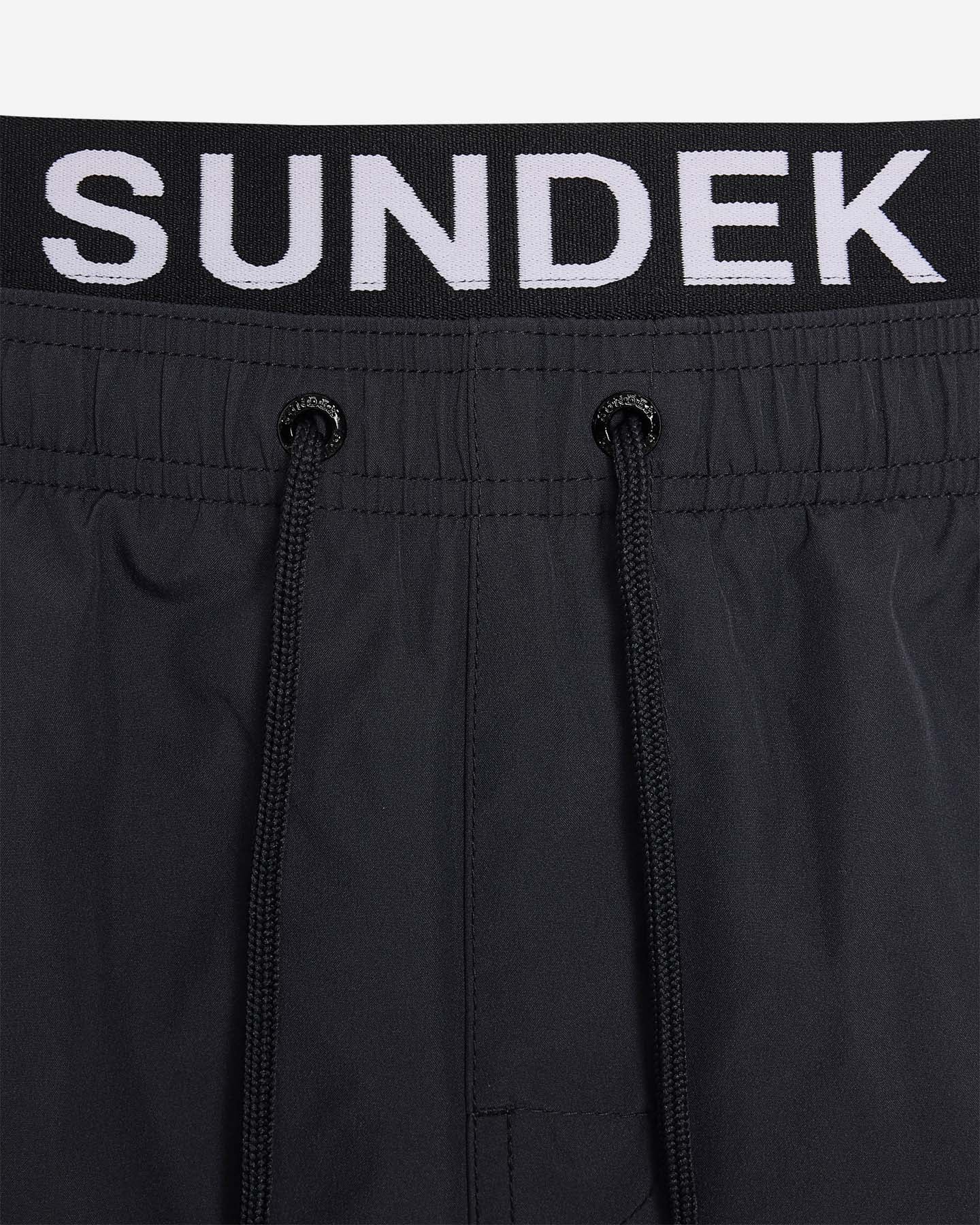 Boxer mare SUNDEK ELASTIC 18" M - Nero - 2 | Cisalfa Sport