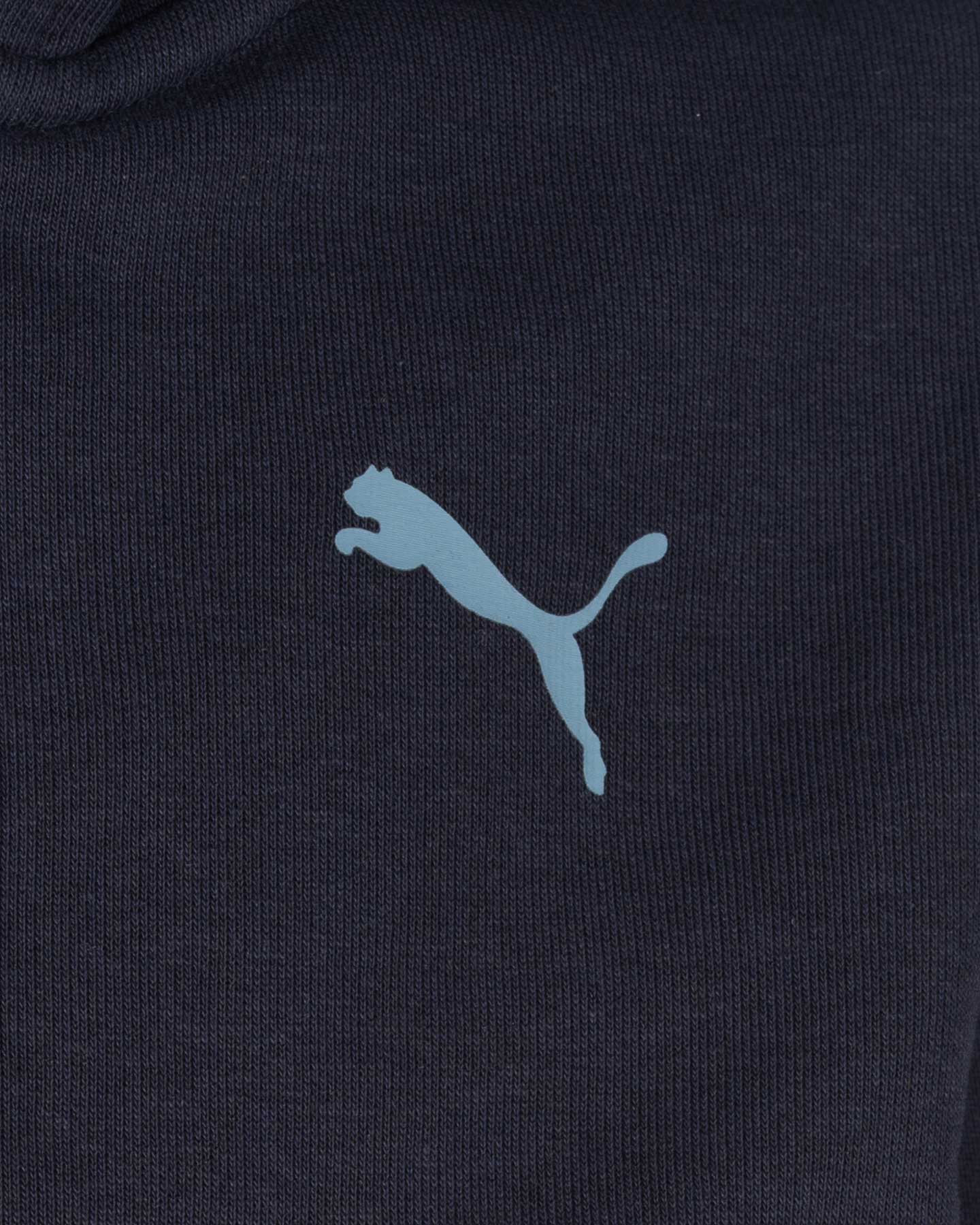 Felpa PUMA BASIC JR - Blu Navy - 2 | Cisalfa Sport