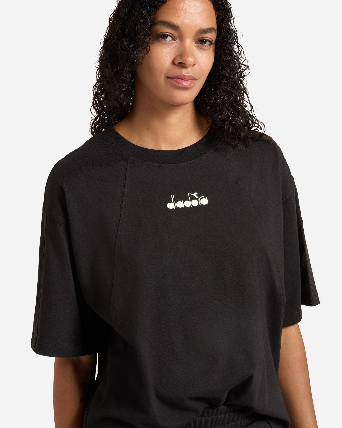 T-shirt DIADORA BASIC W - Nero - 4 | Cisalfa Sport