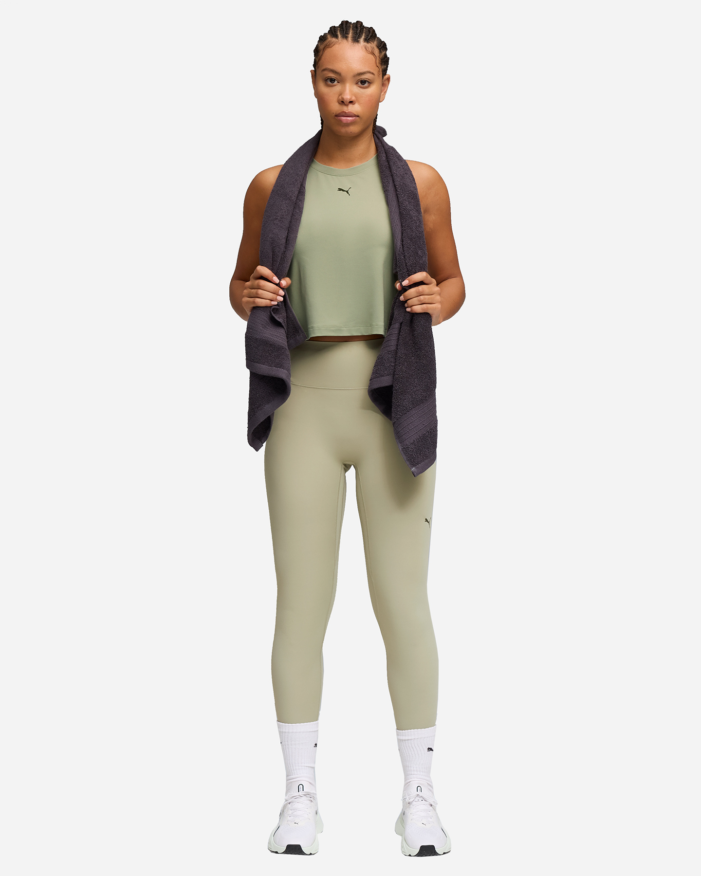 Canotta training PUMA SMALL LOGO W - Verde - 4 | Cisalfa Sport