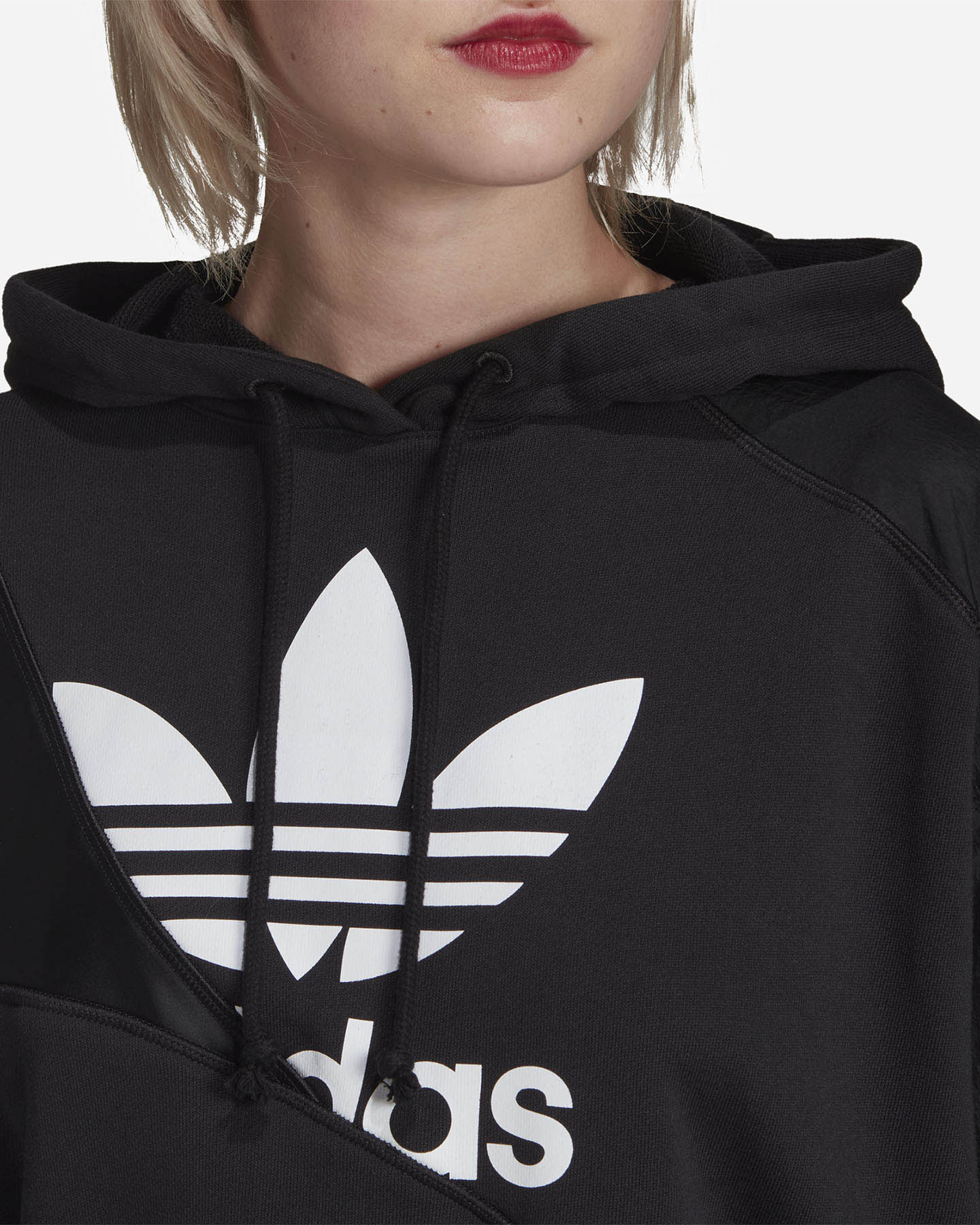 Felpa ADIDAS ORIGINAL TREFOIL W - Nero - 4 | Cisalfa Sport