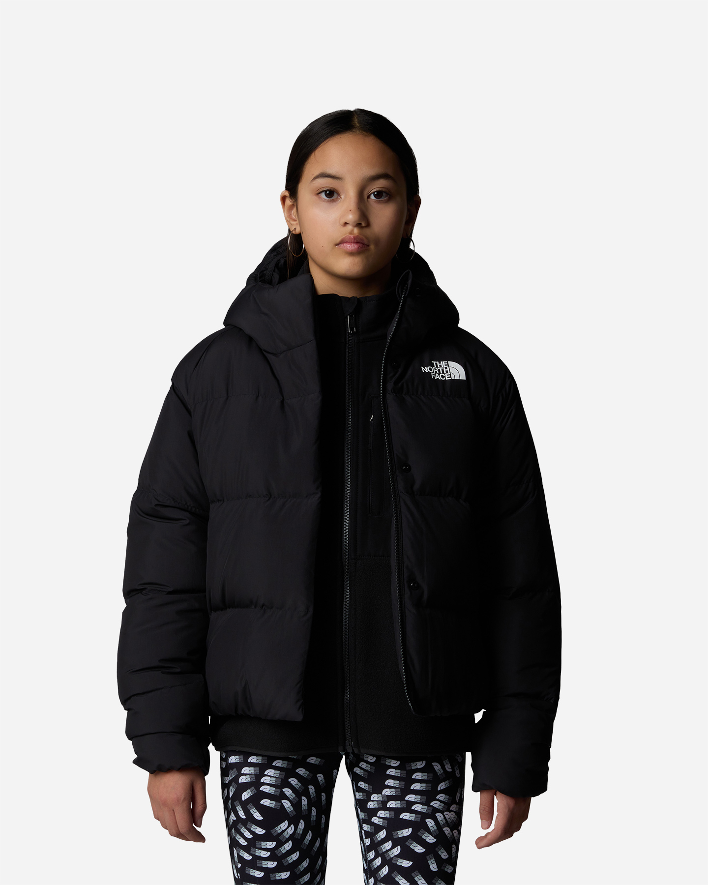 Piumino THE NORTH FACE NORTH DOWN JR - Nero - 3 | Cisalfa Sport