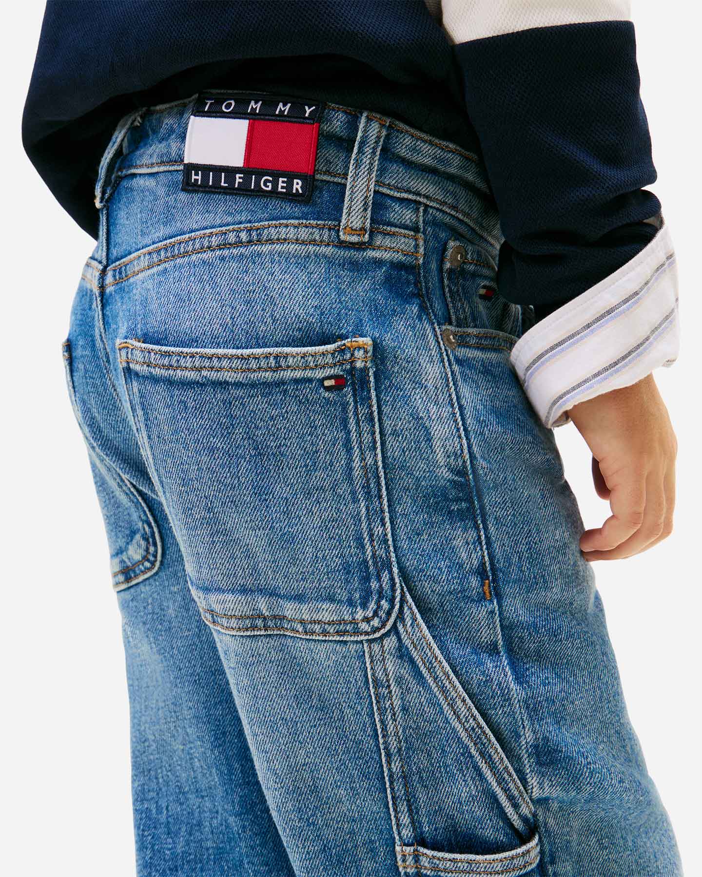 Jeans TOMMY HILFIGER BAGGY WORKER JR - Denim - 4 | Cisalfa Sport