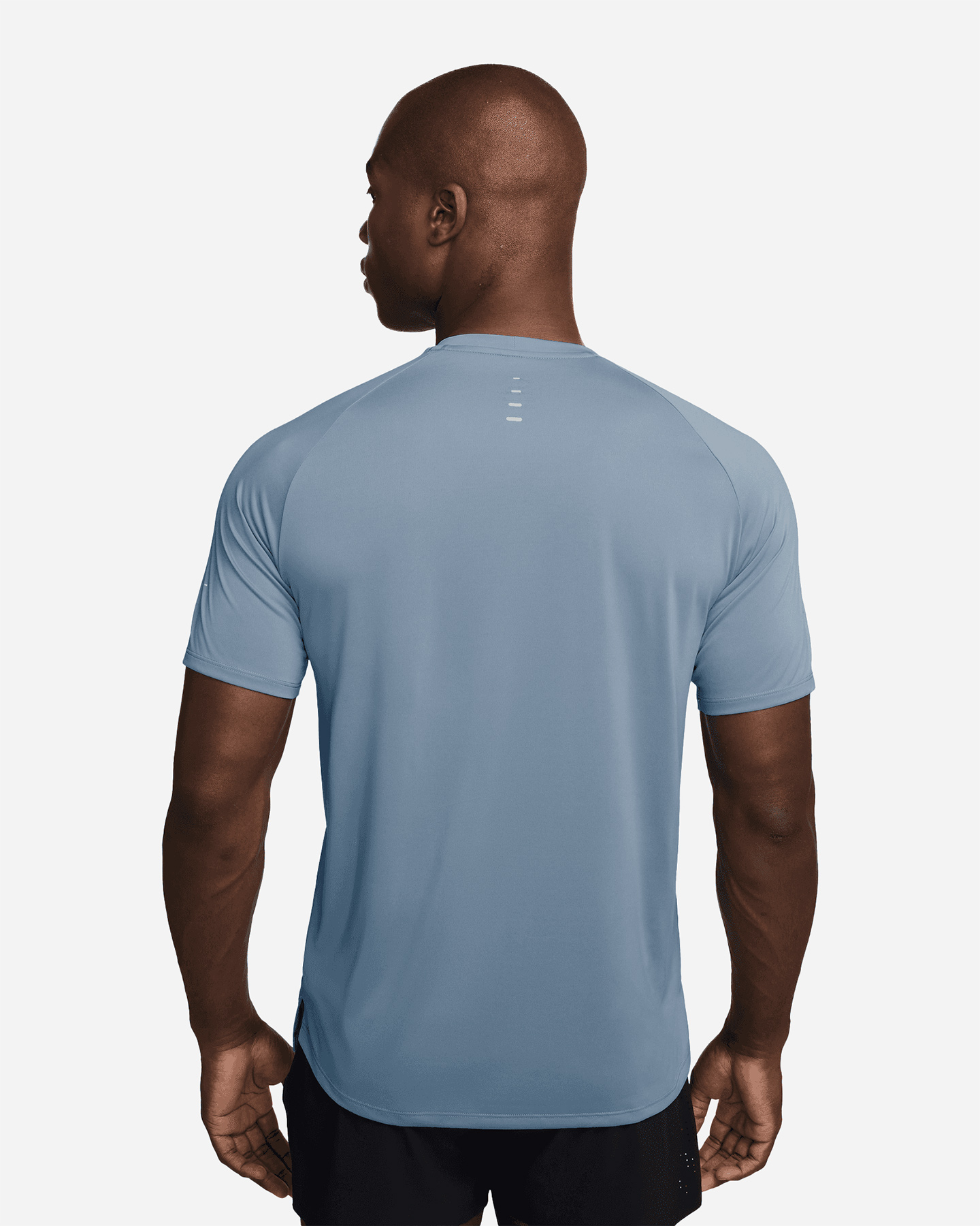 T-shirt running NIKE STRIDE M - Azzurro - 1 | Cisalfa Sport