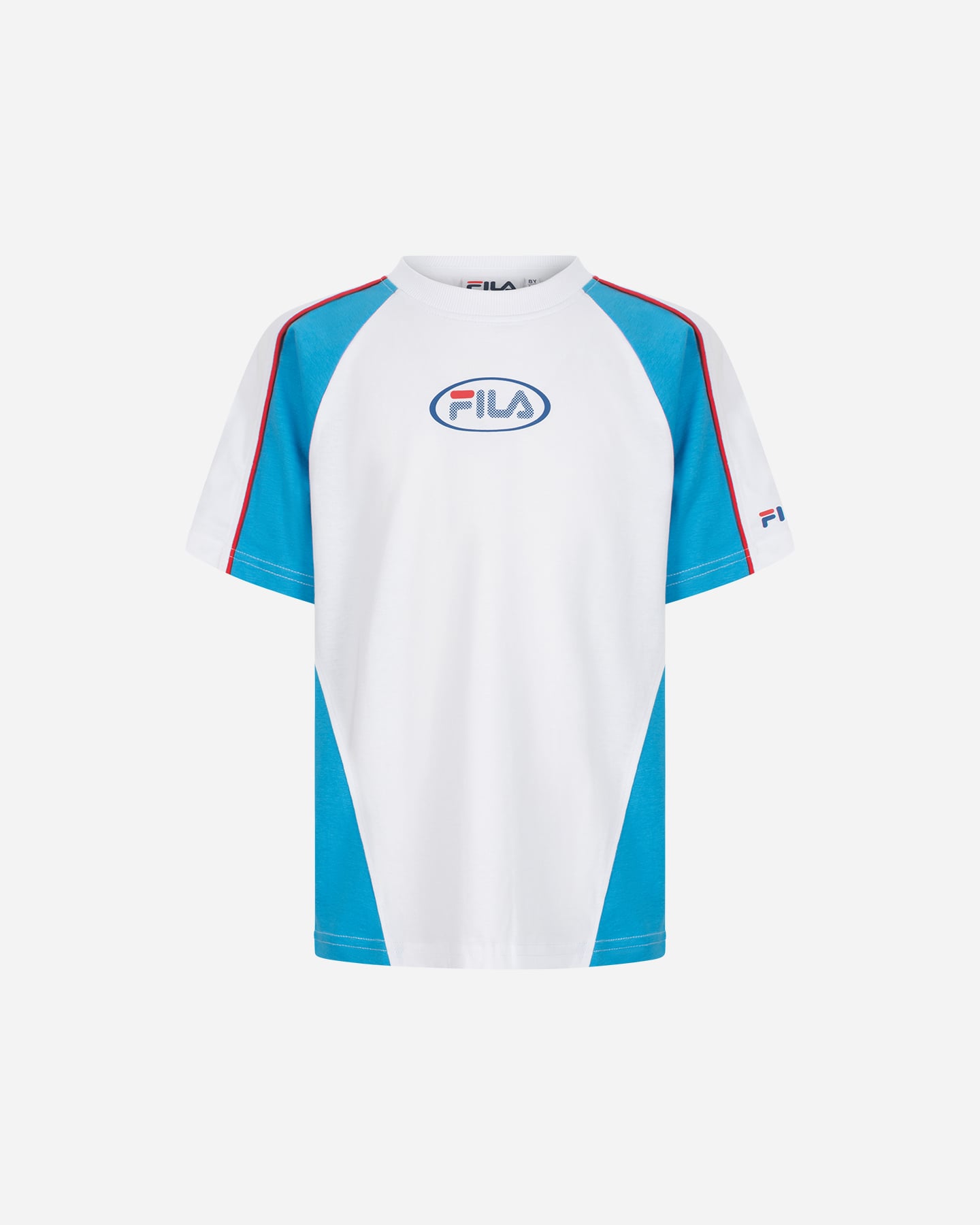 T-shirt FILA COLOR BLOCK JR - Bianco - 0 | Cisalfa Sport