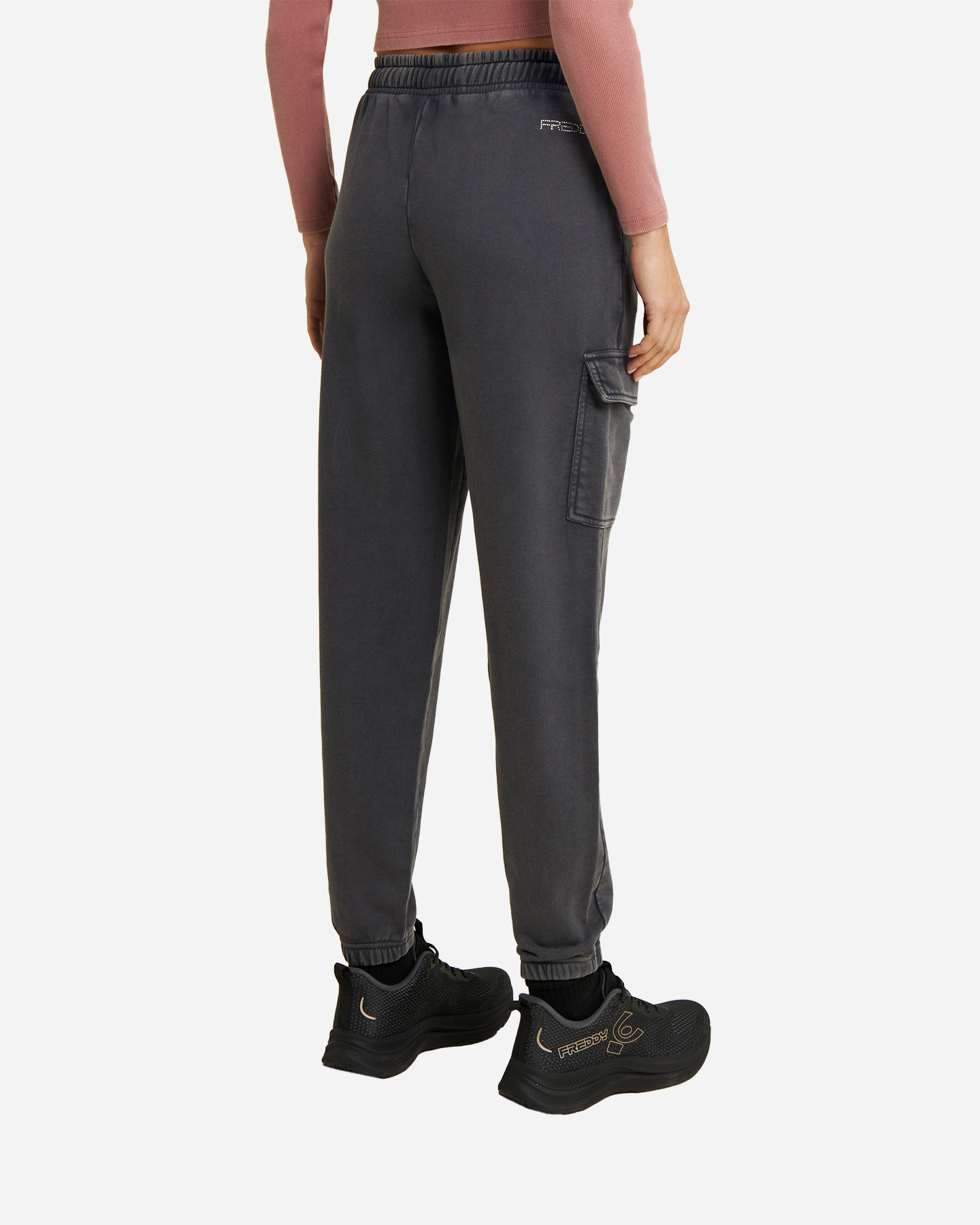 Pantalone FREDDY CARGO TOPOLINO DELAVE' W - Nero - 1 | Cisalfa Sport