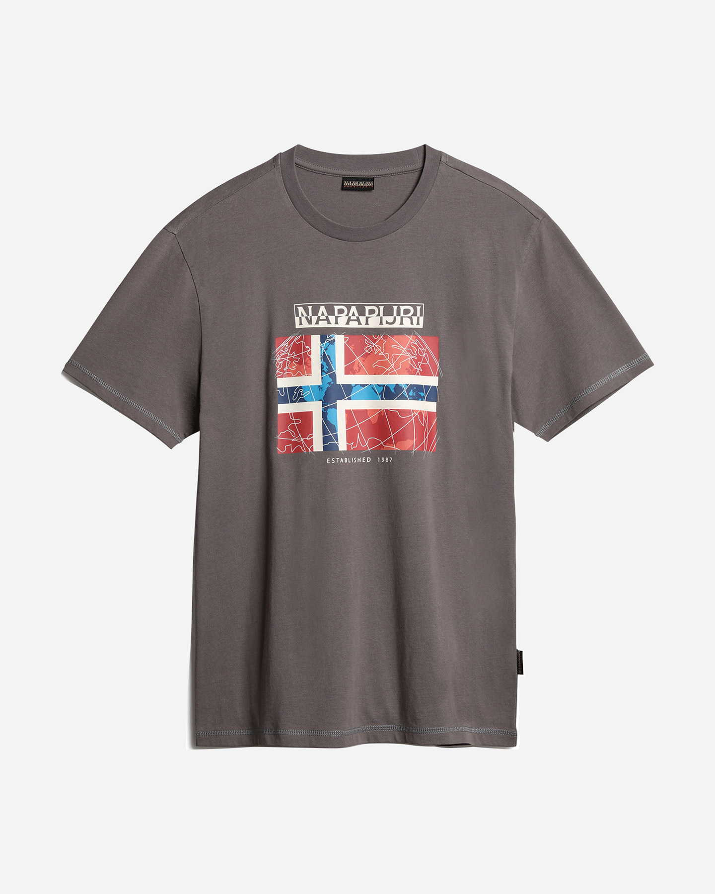 T-shirt NAPAPIJRI GUIRO M - Grigio - 4 | Cisalfa Sport