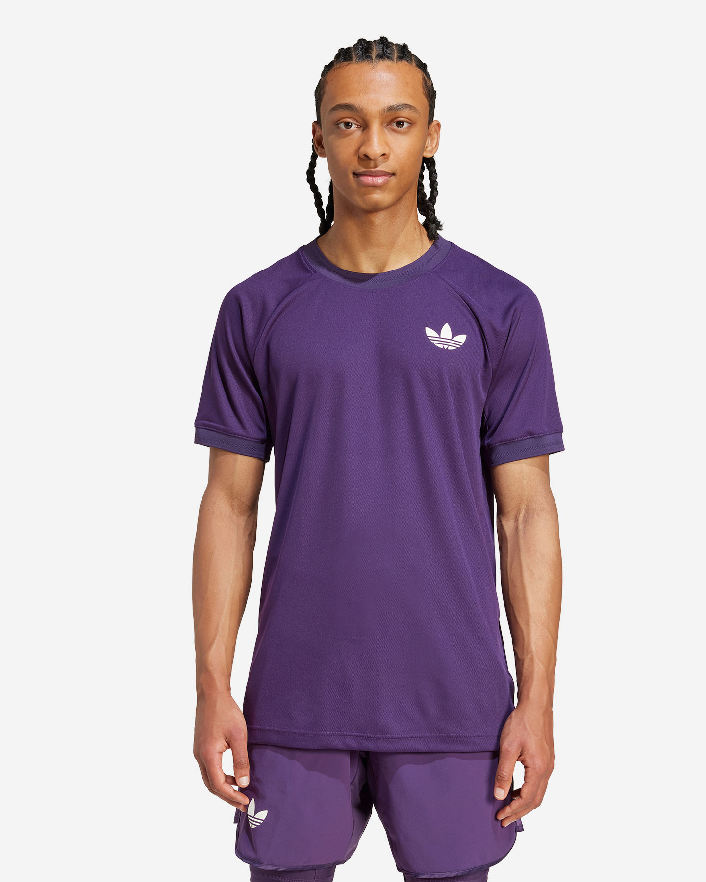 T-shirt tennis ADIDAS FLFT PRO AURORA M - Viola - 1 | Cisalfa Sport