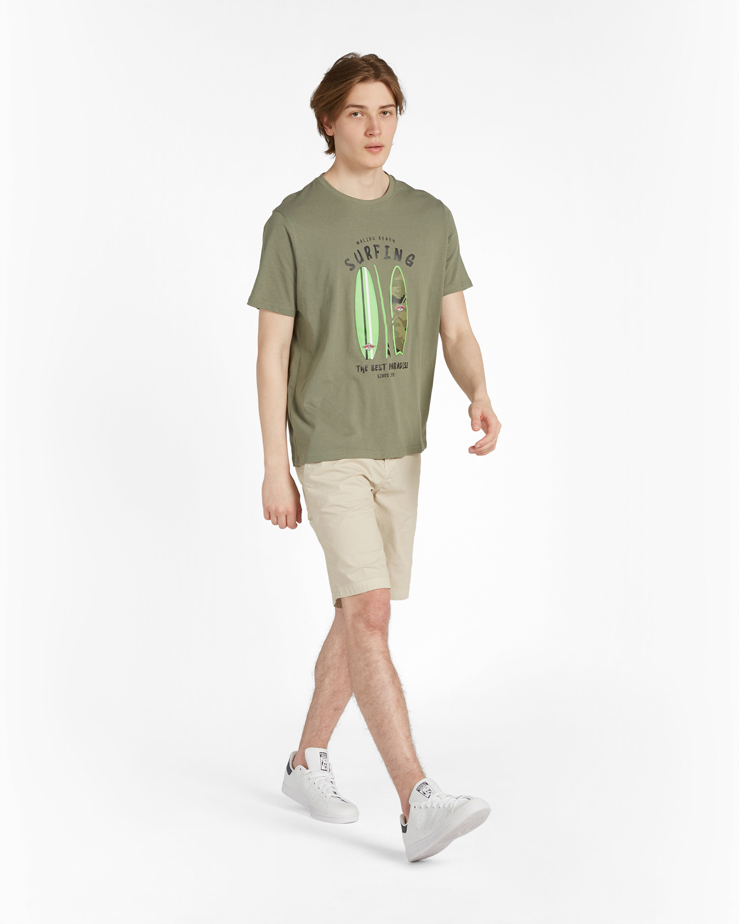 T-shirt BEAR SURFER CONCEPT M - Verde - 3 | Cisalfa Sport