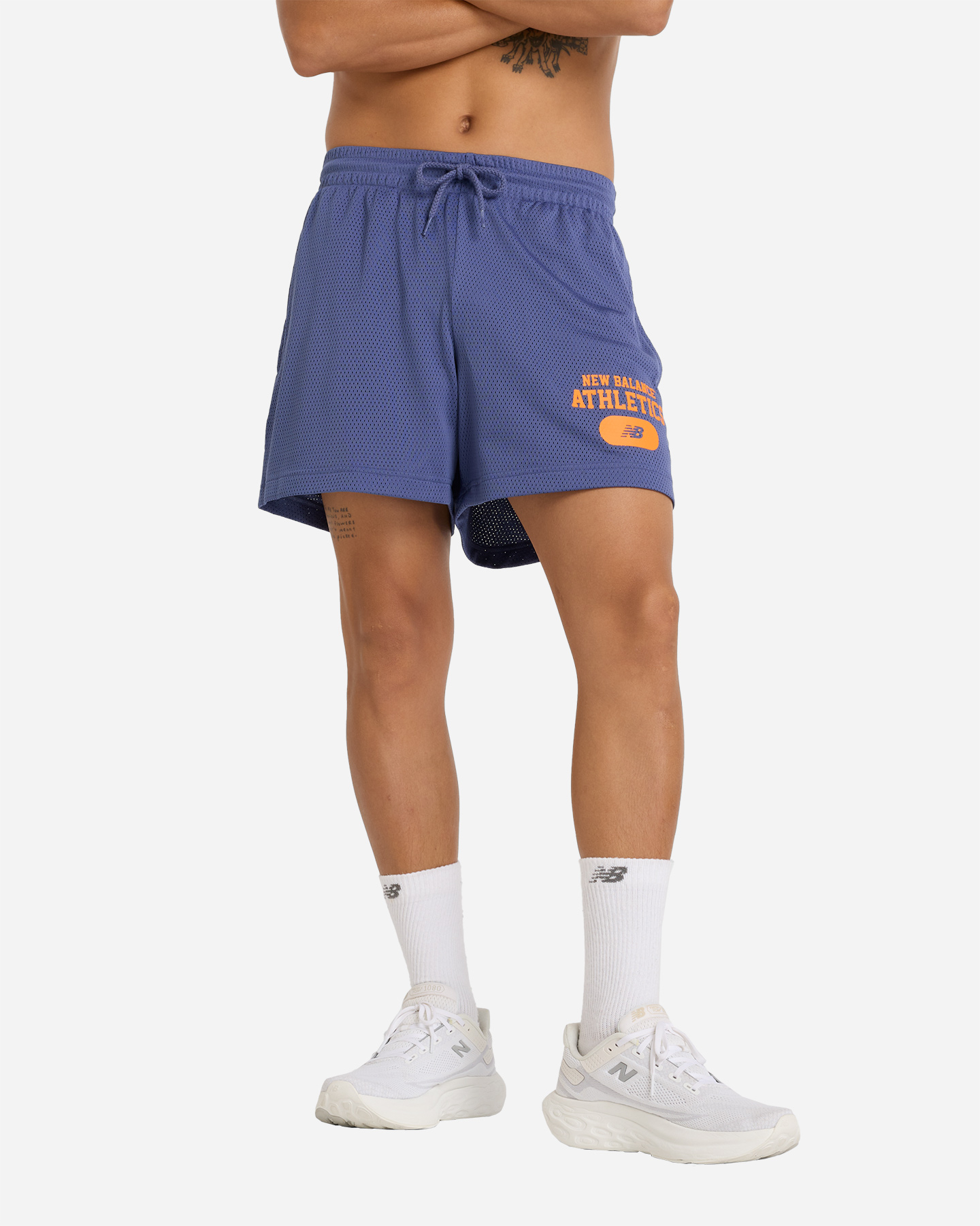 Pantaloncini NEW BALANCE HERITAGE MESH M - Blu - 0 | Cisalfa Sport