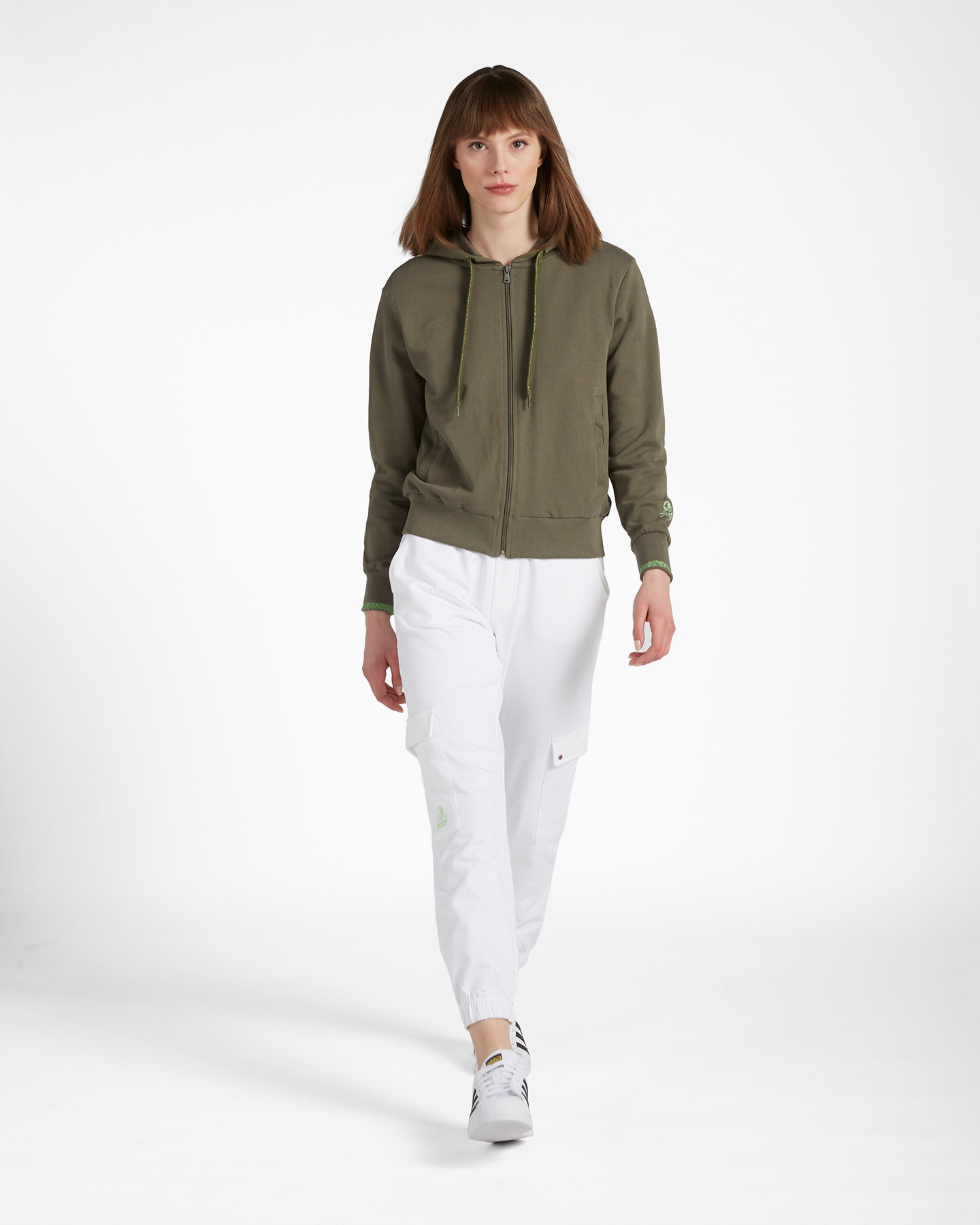 Felpa MISTRAL FULL ZIP W - Verde - 3 | Cisalfa Sport