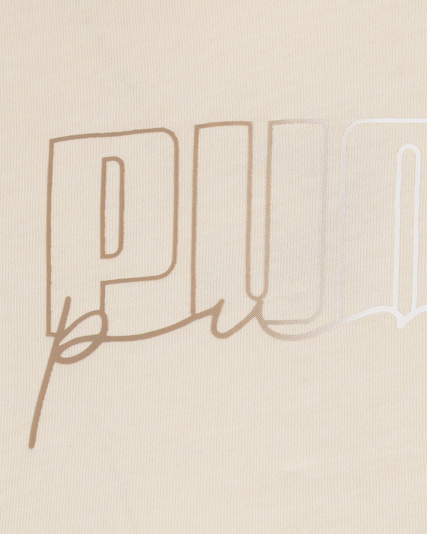 T-shirt PUMA CROP JR - Beige - 2 | Cisalfa Sport