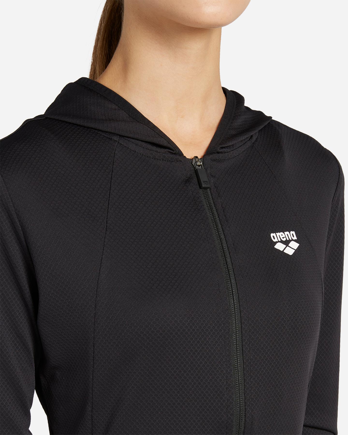 Felpa training ARENA FULL ZIP W - Nero - 4 | Cisalfa Sport