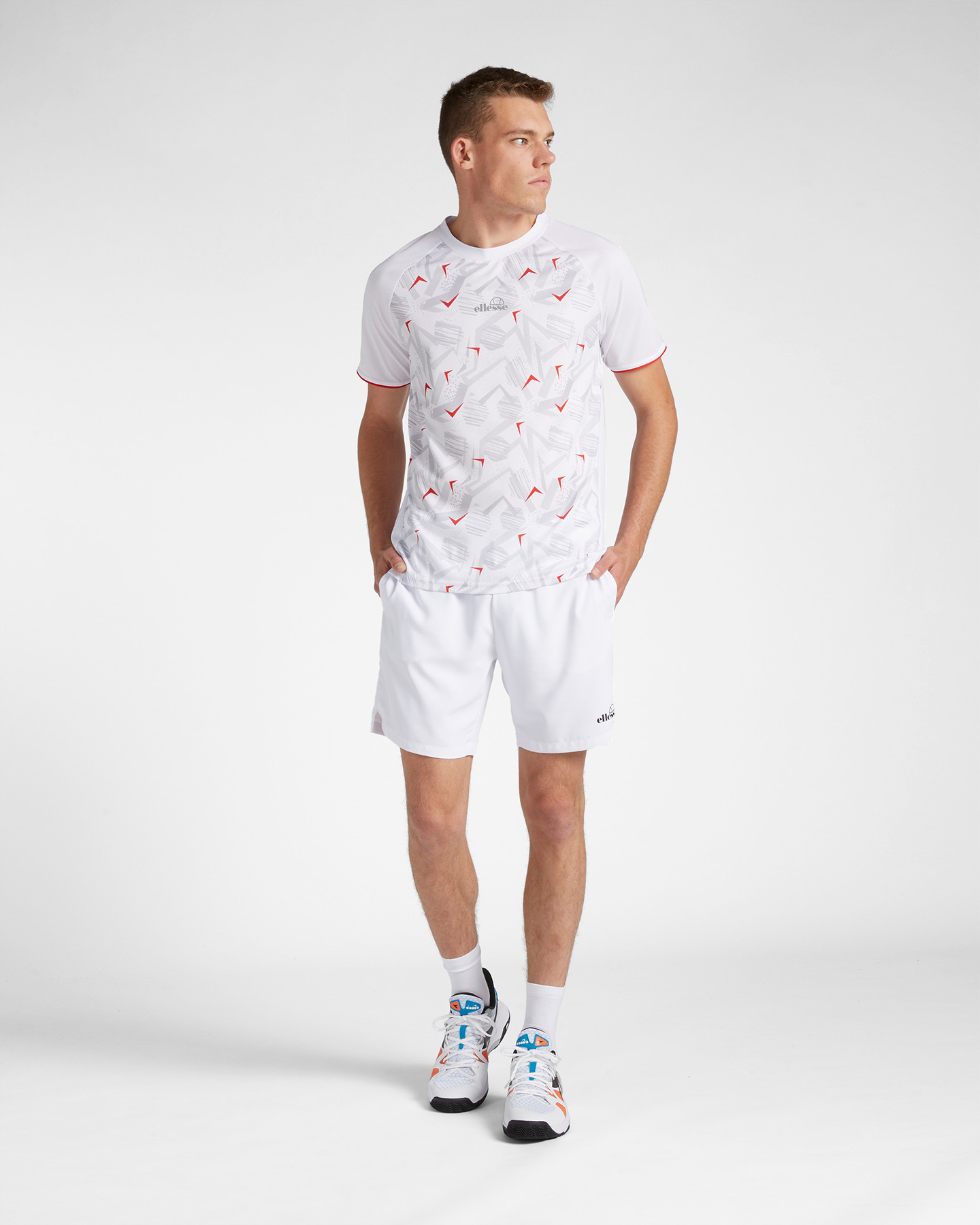 T-shirt tennis ELLESSE PADEL M - S4123299-001/255 - 1 | Cisalfa Sport